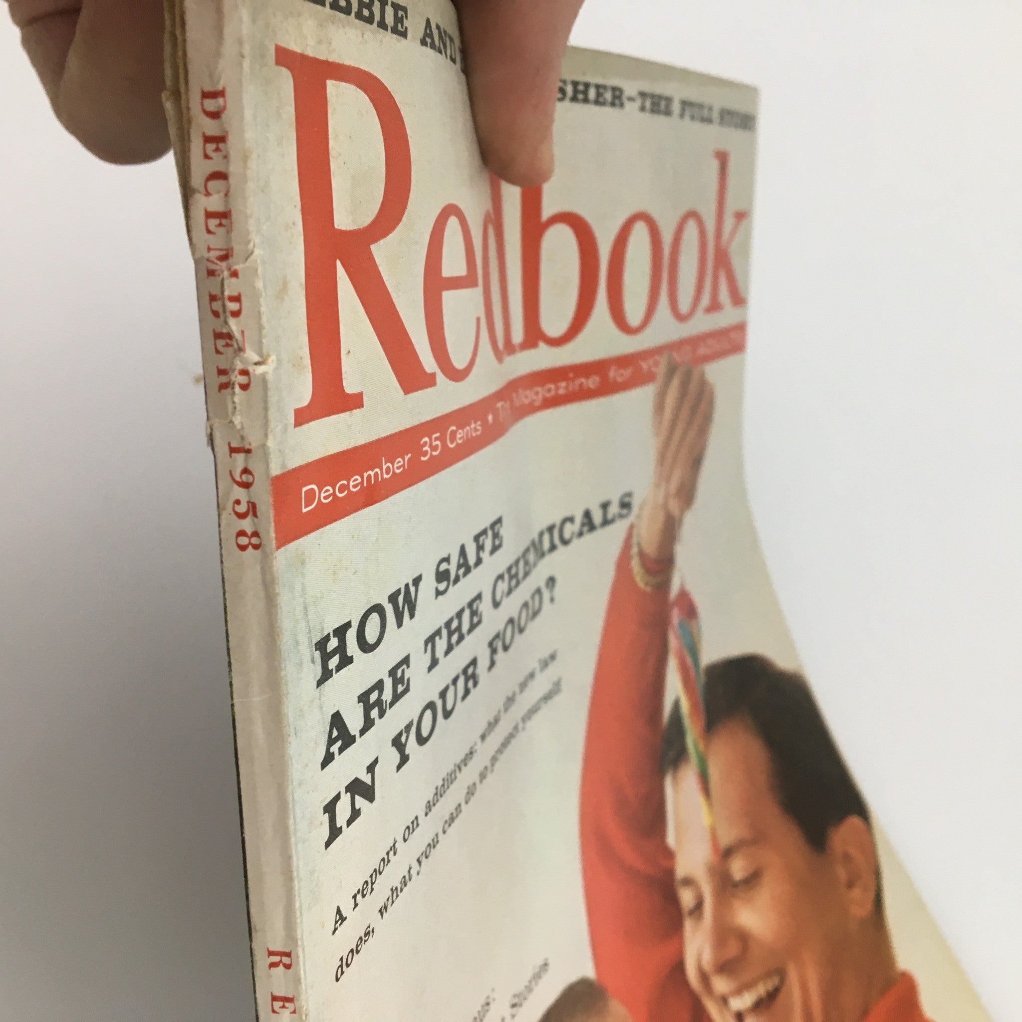 VTG Redbook Magazine December 1958 Pat Boone's Family Cover Feature, Newsstand