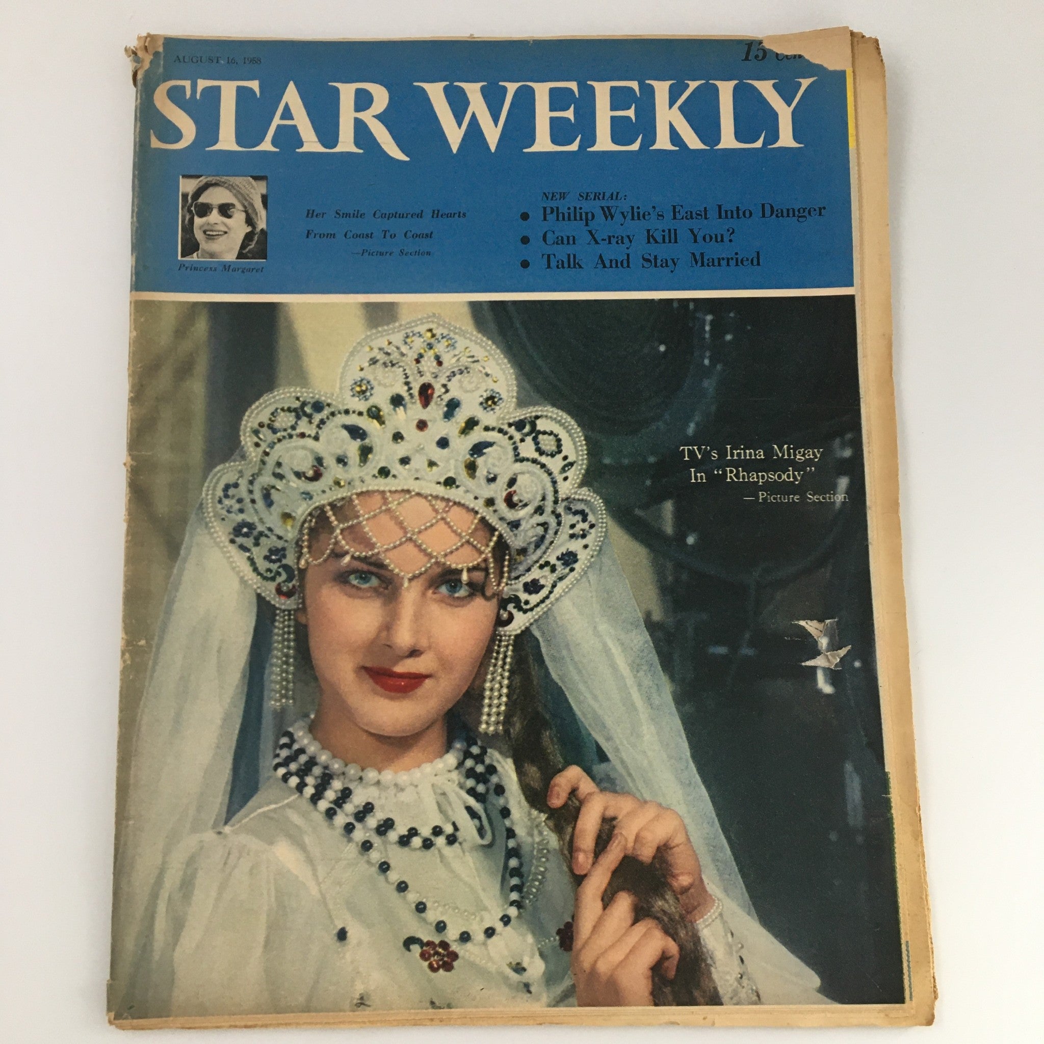 VTG Star Weekly Magazine August 16 1958 TV's Irina Migay Cover Feature Newsstand