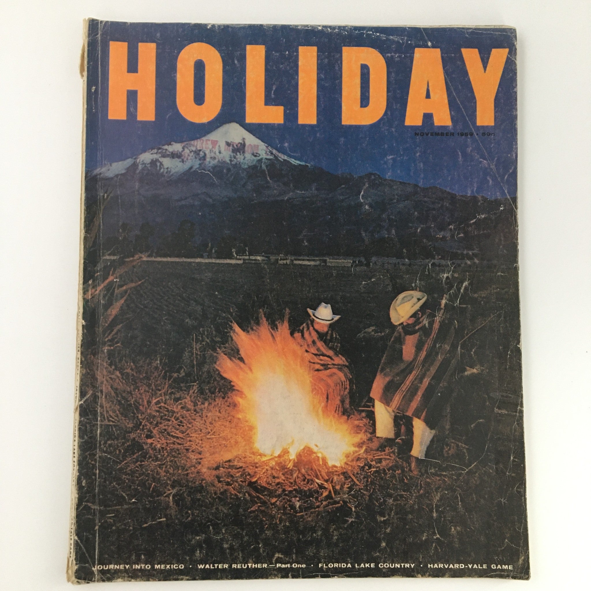 VTG Holiday Magazine November 1959 Walter Reuther Part One Feature, Newsstand