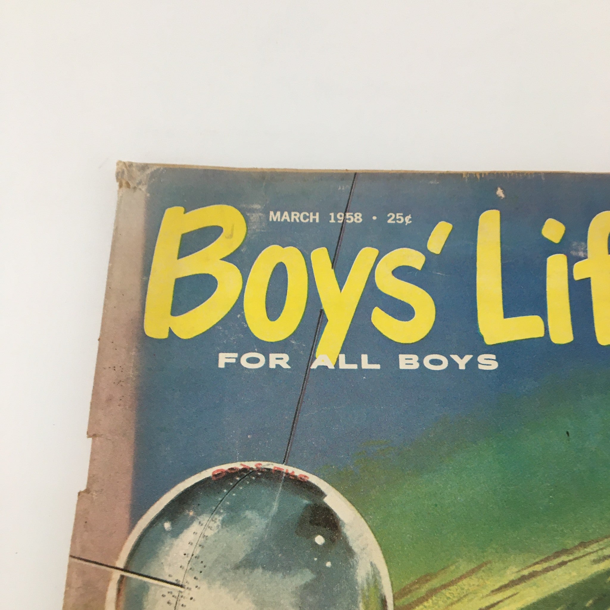 VTG Boys' Life Magazine March 1958 Roy Campanella Feature, Memo on Moonwatch