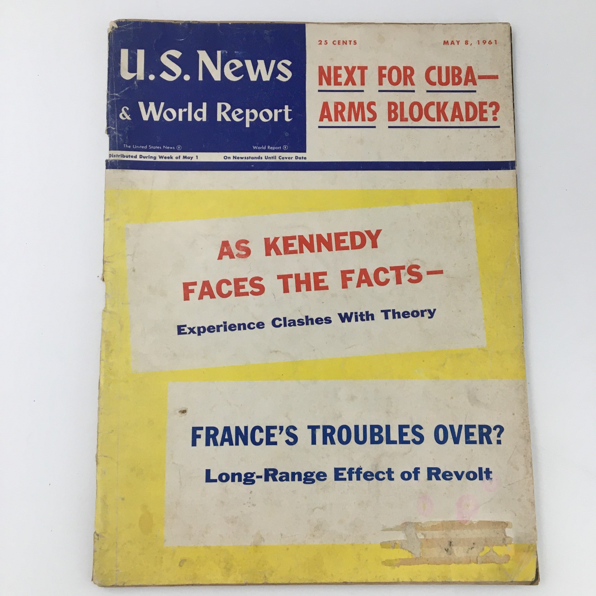 VTG US News & World Report Magazine May 8 1961 John F. Kennedy Faces The Facts