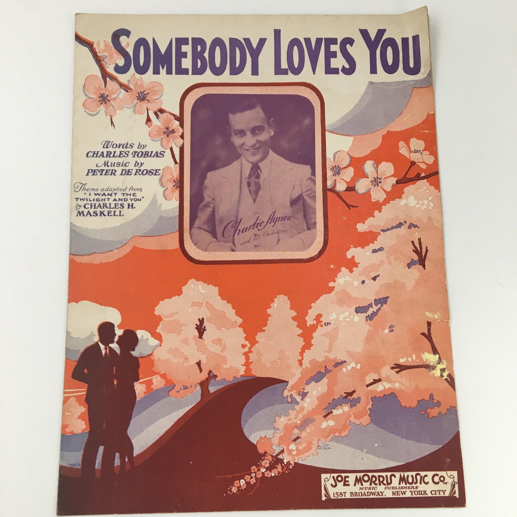 VTG Somebody Loves You Charlie Agnew Music Sheet Booklet Song Book