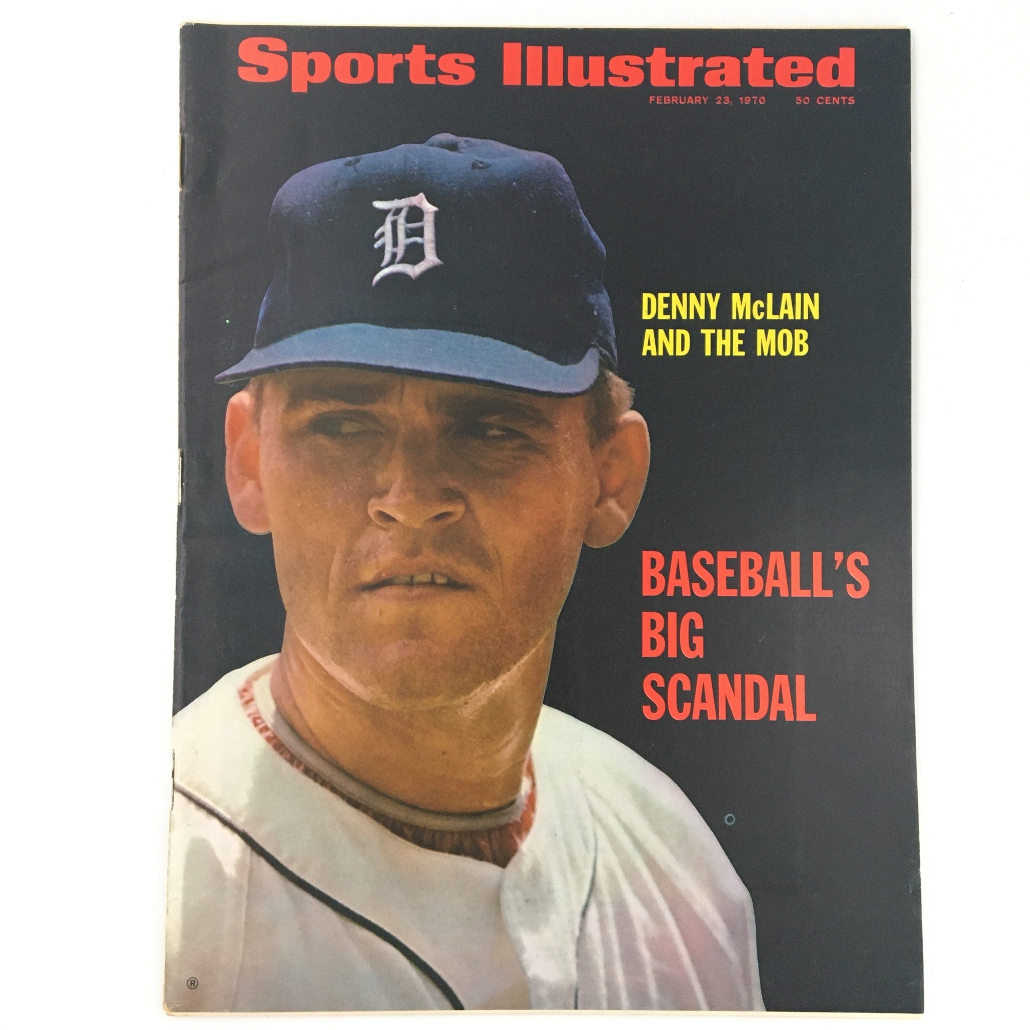 VTG Sports Illustrated Magazine February 23 1970 MLB Denny McLain, Newsstand