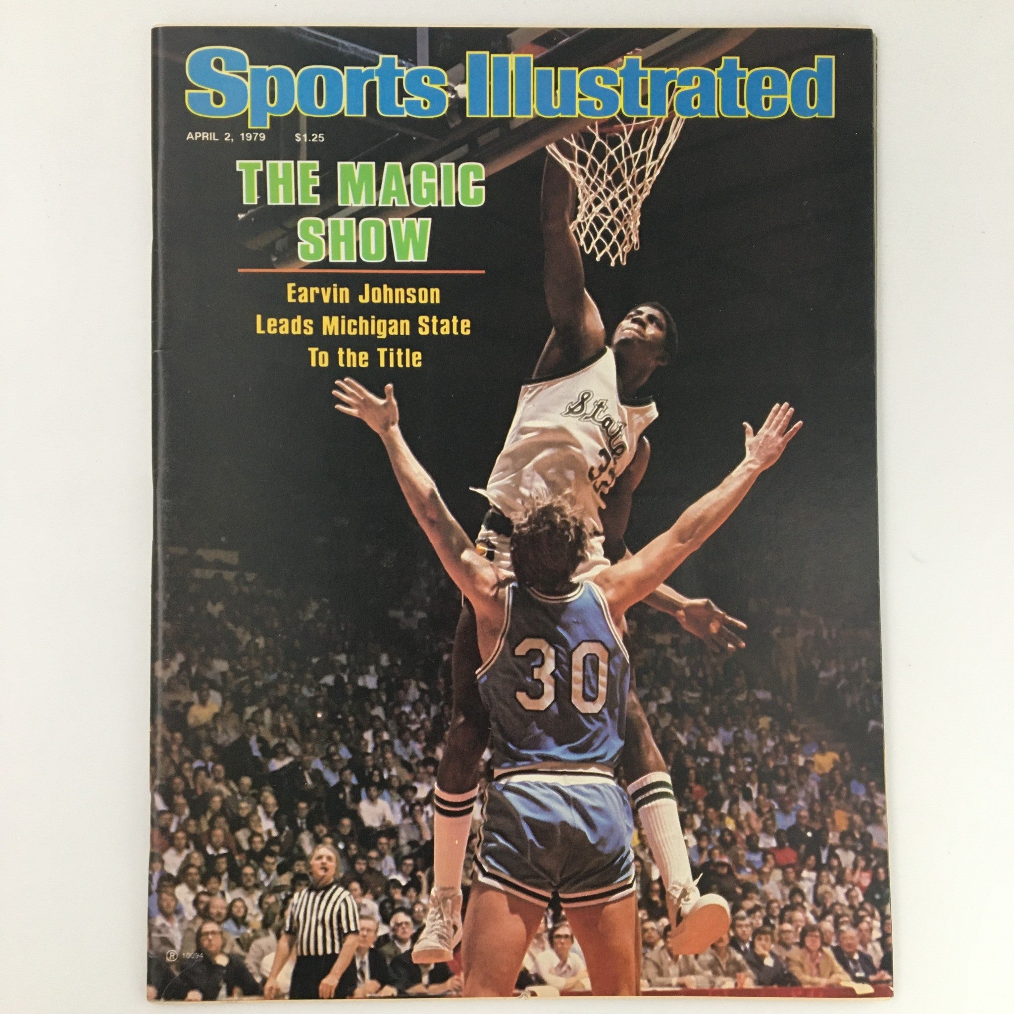 VTG Sports Illustrated Magazine April 2 1979 Michigan's Earvin Johnson Newsstand