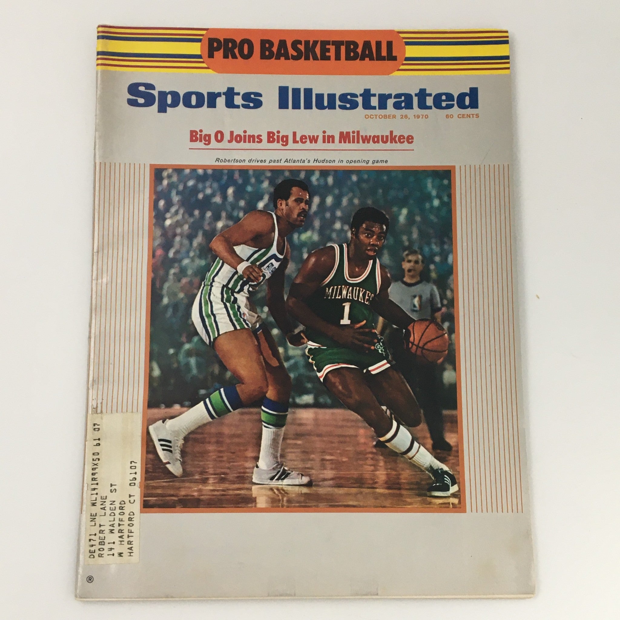 VTG Sports Illustrated Magazine October 26 1970 Bucks' Oscar Robertson Cover