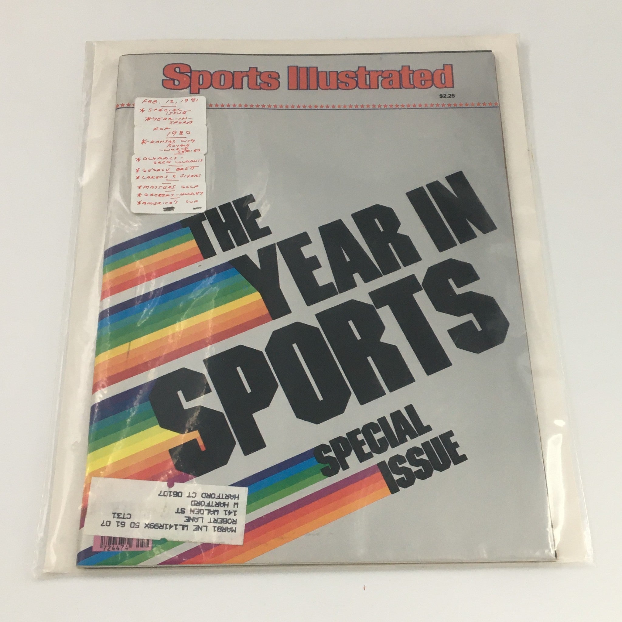 VTG Sports Illustrated Magazine February 12 1981 The Year in Sports Issue