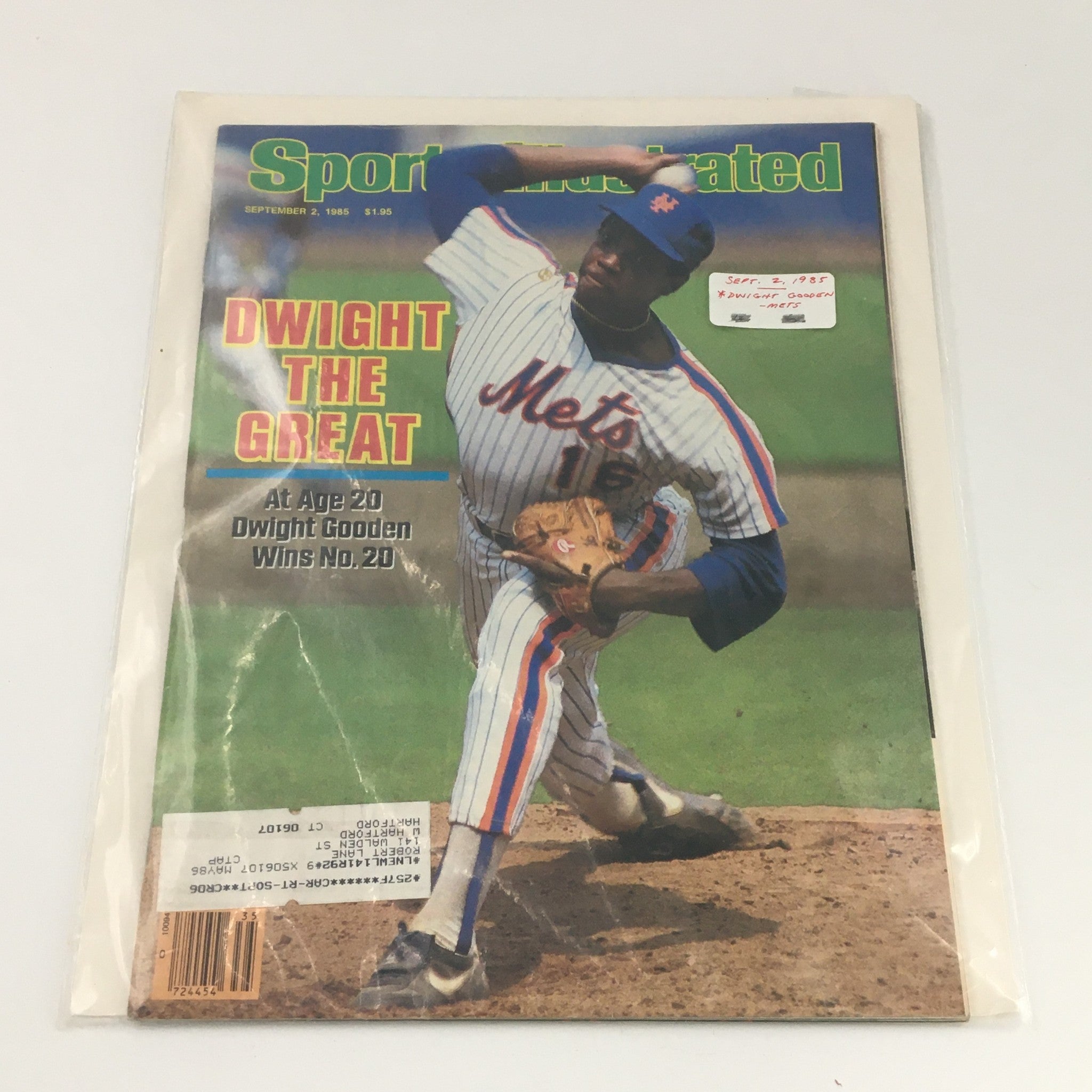 VTG Sports Illustrated Magazine September 2 1985 Dwight Gooden Mets Cover