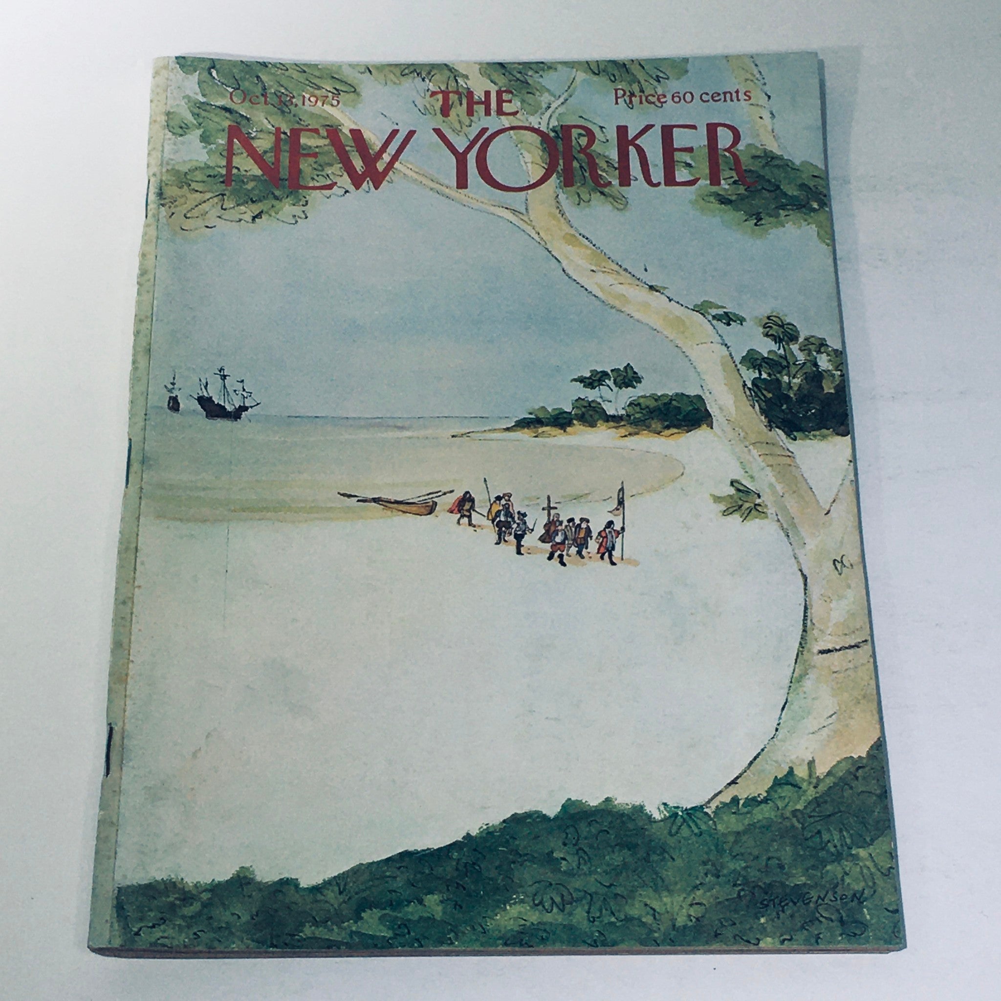 The New Yorker Magazine October 13 1975 Spanish Conquistadors by James Stevenson