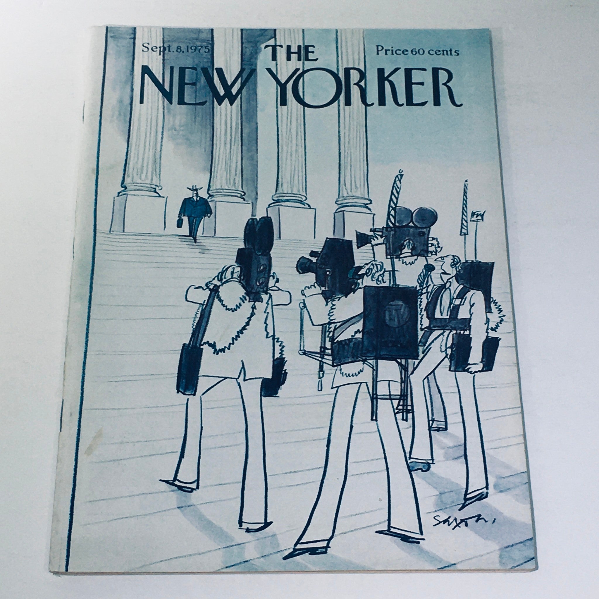 The New Yorker Magazine September 8 1975 Full Theme Cover by Charles Saxon