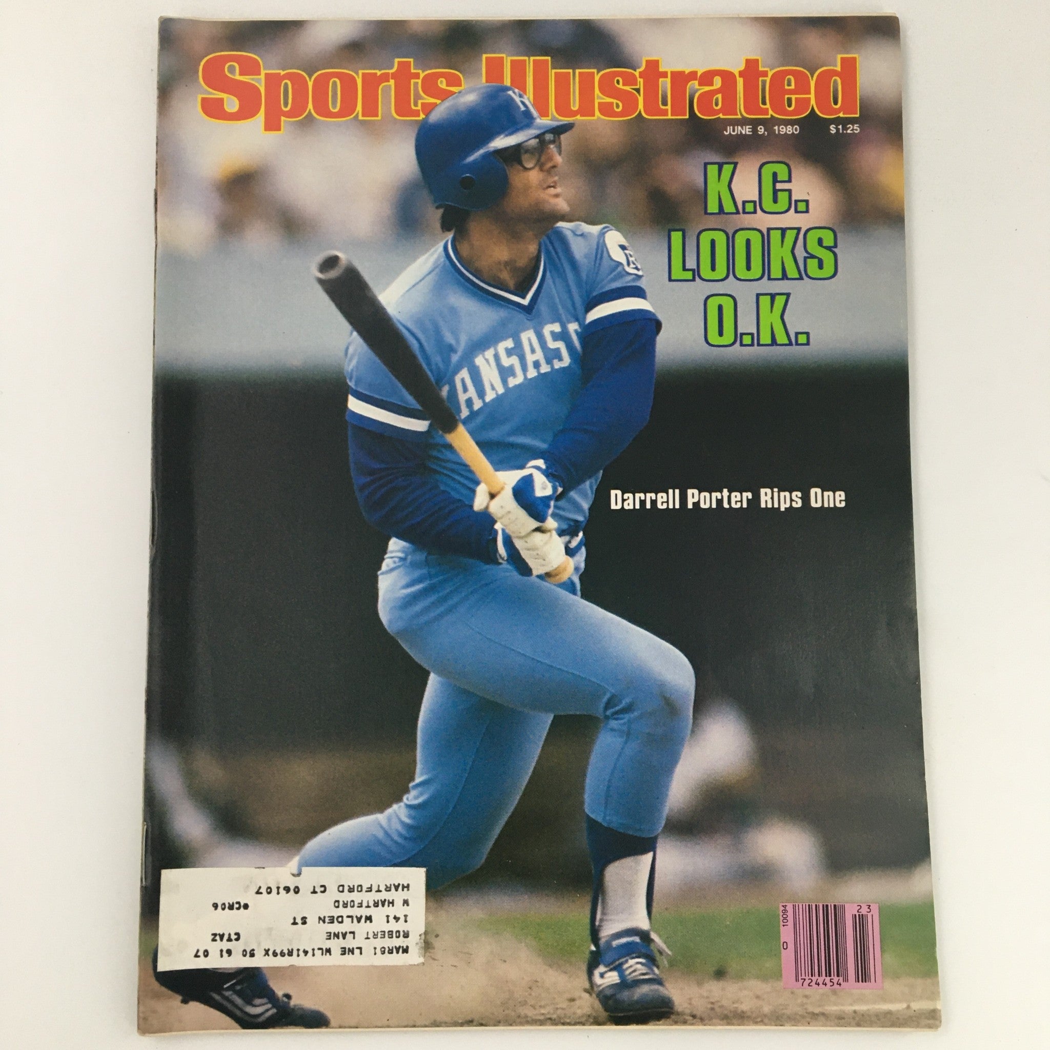 VTG Sports Illustrated Magazine June 9 1980 Darrell Porter Cover and Feature