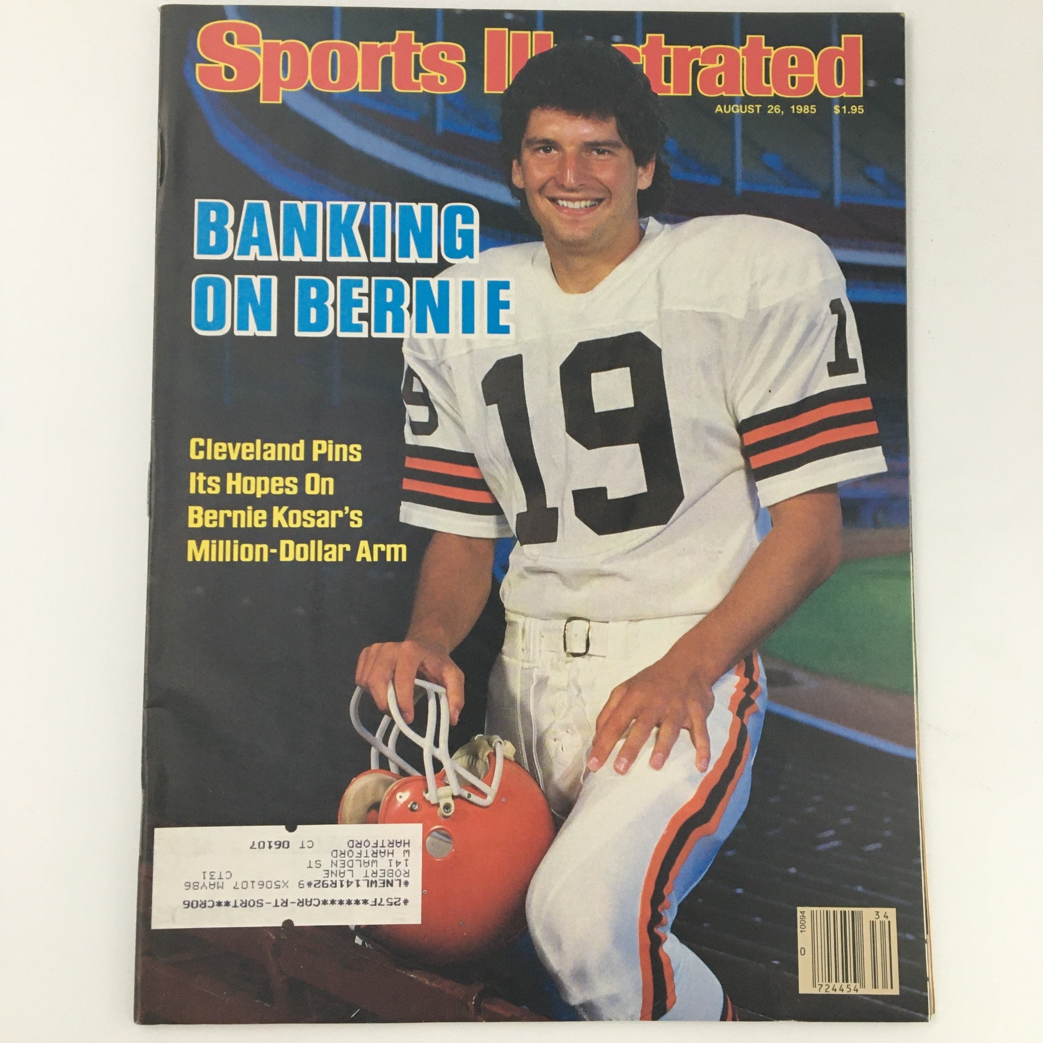 VTG Sports Illustrated Magazine August 26 1985 Bernie Kosar Cover and Feature