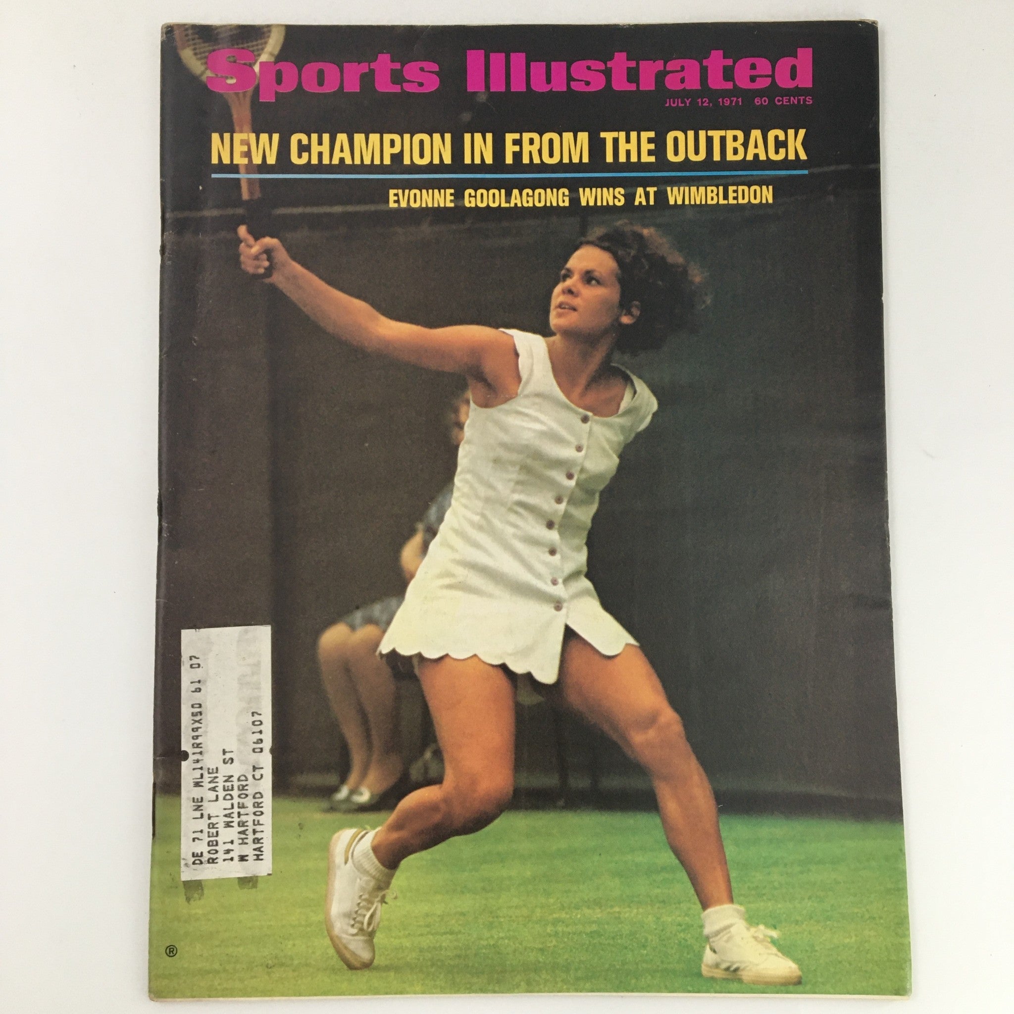 VTG Sports Illustrated Magazine July 12 1971 Evonne Goolagong Cover and Feature