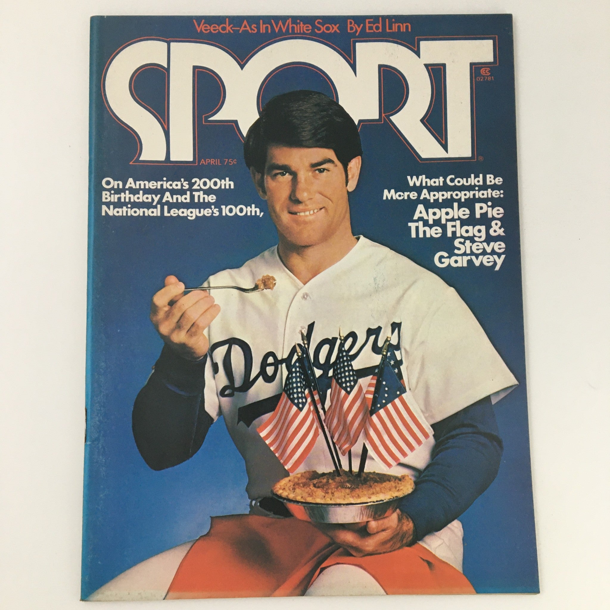 VTG Sport Magazine April 1976 Dodgers' Steve Garvey Cover and Feature, Newsstand