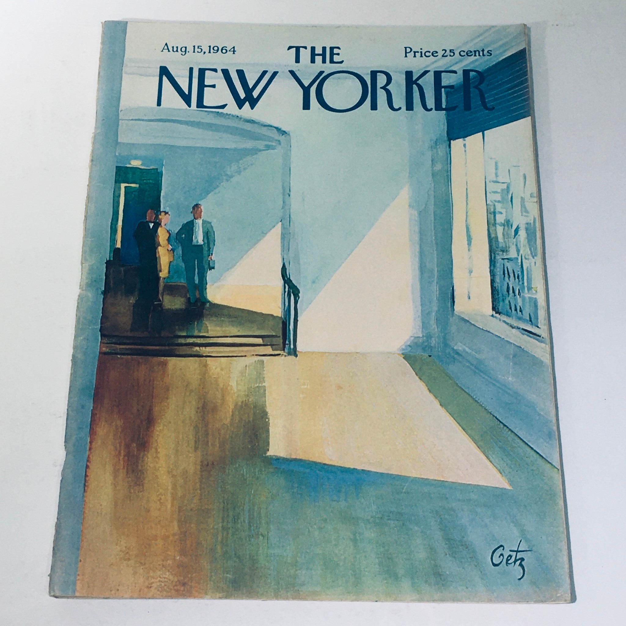 The New Yorker Magazine August 15 1964 Real Estate Cover by Arthur Getz No Label