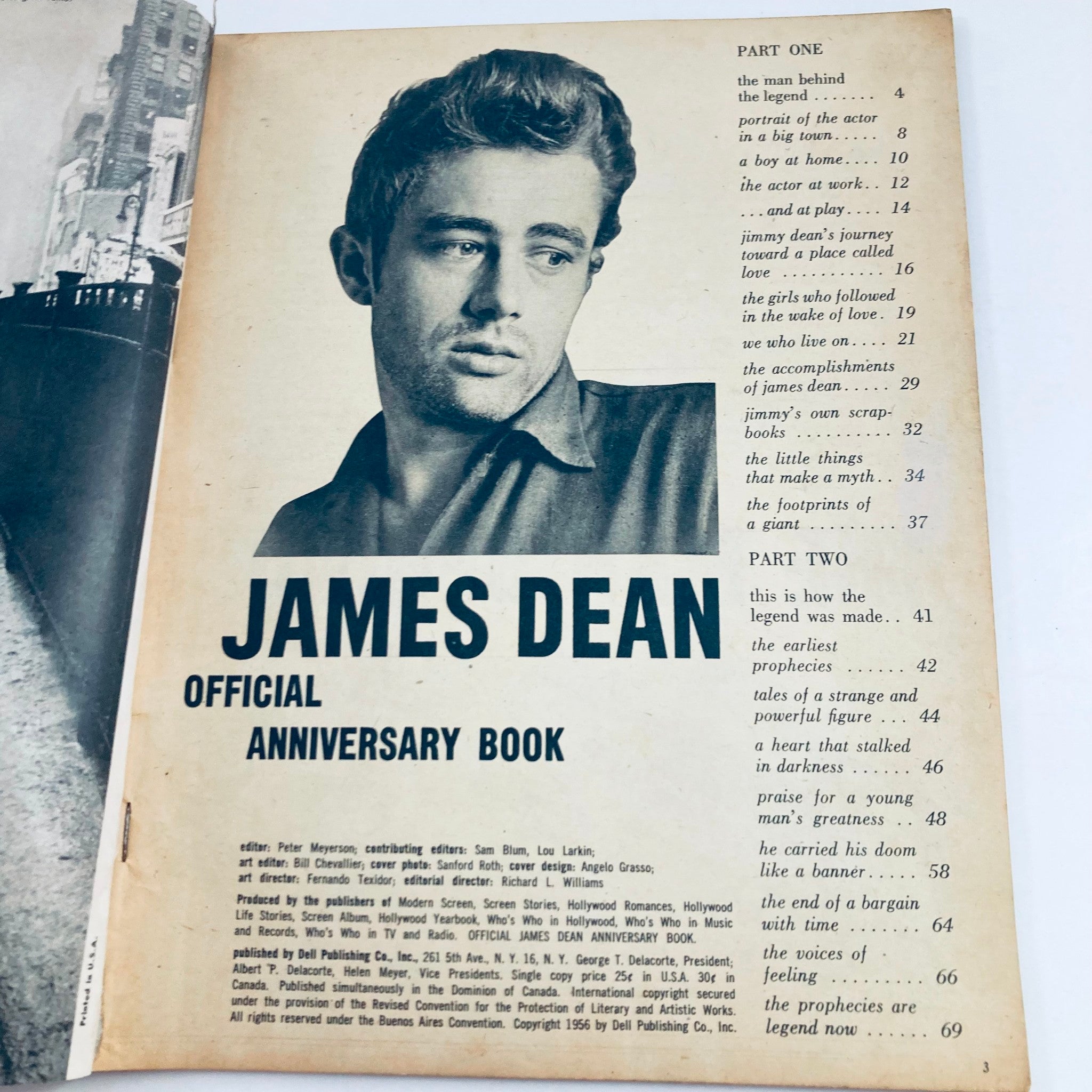 VTG 1956 James Dean Official Anniversary Book Jimmy's Own Scrapbook No Label