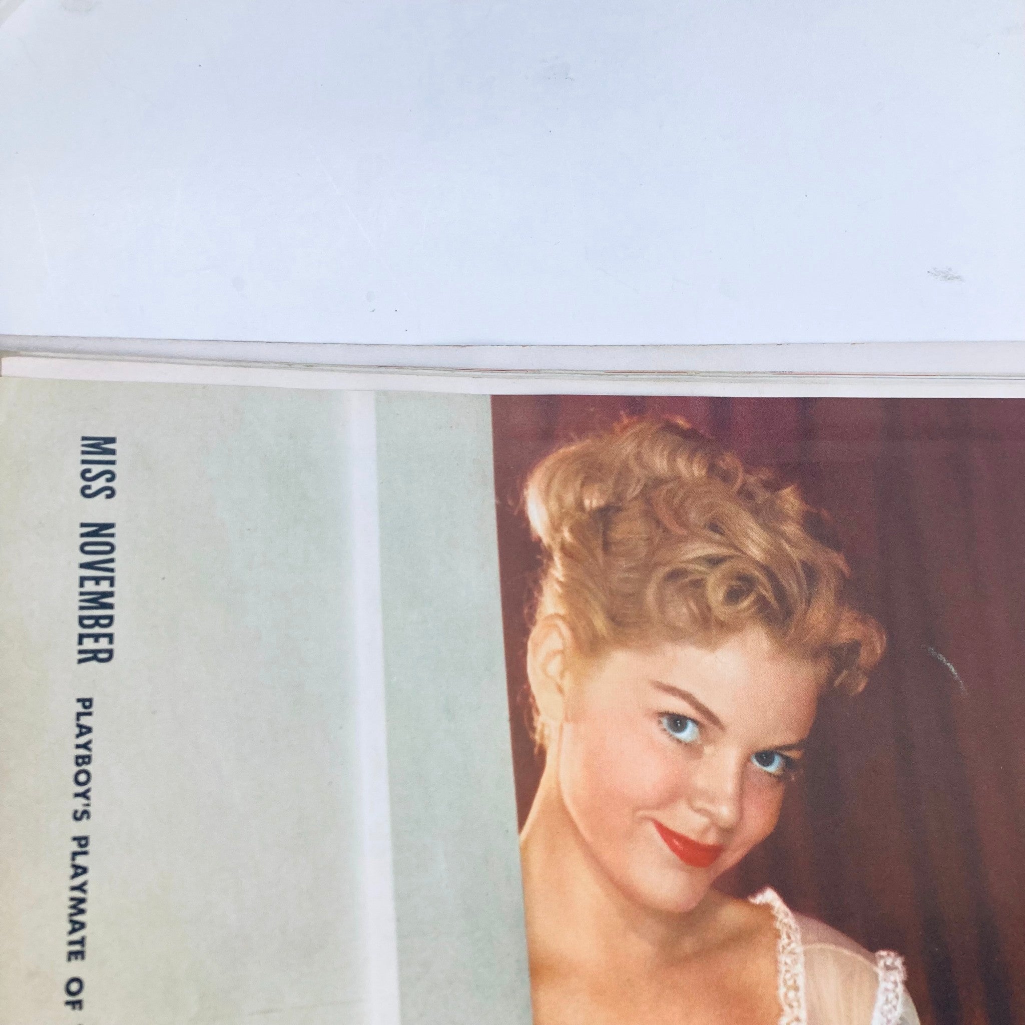 VTG Playboy Magazine November 1957 Marlene Callahan w Centerfold No Label