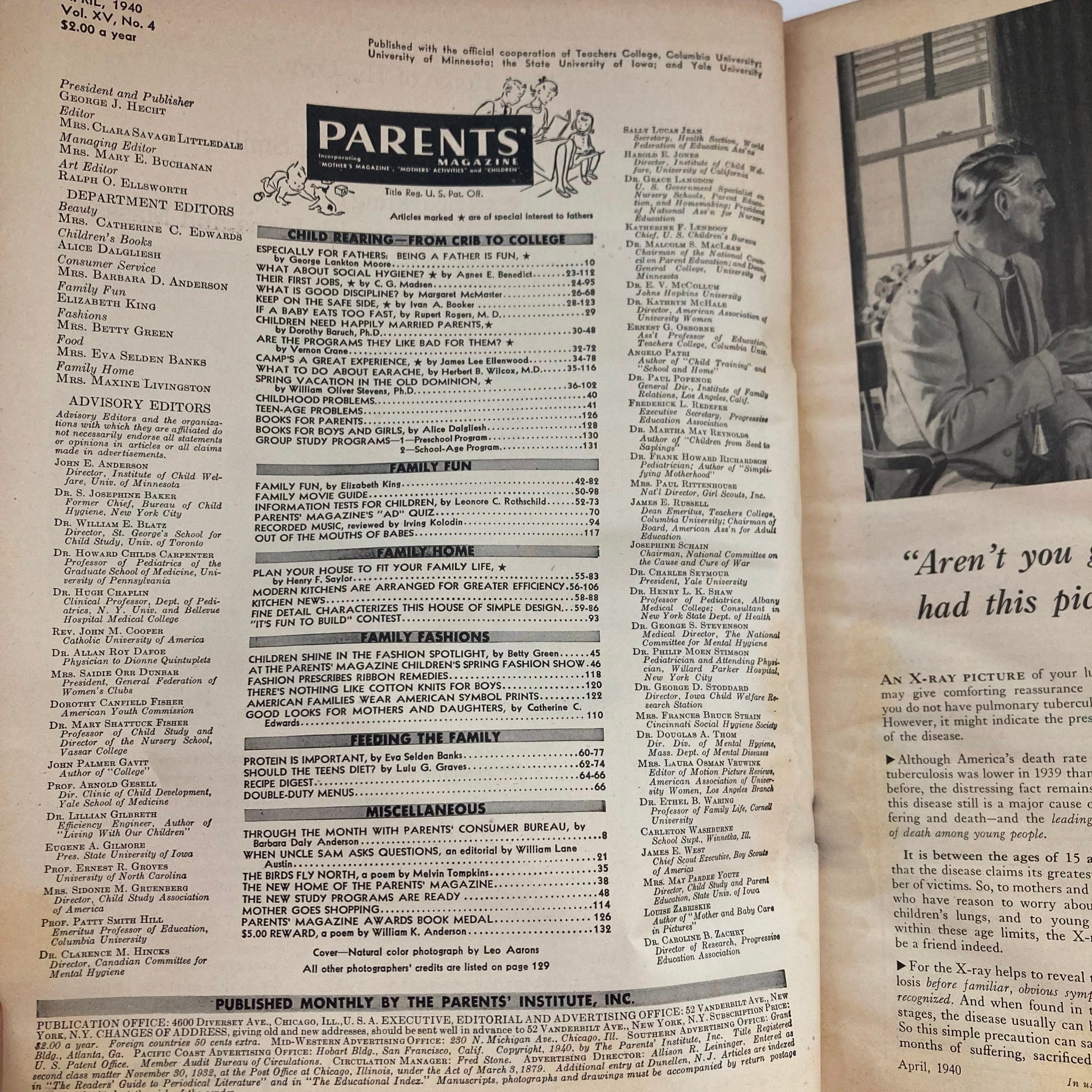 VTG Parents' Magazine April 1940 Vol 15 No. 4 What is Good Discipline?