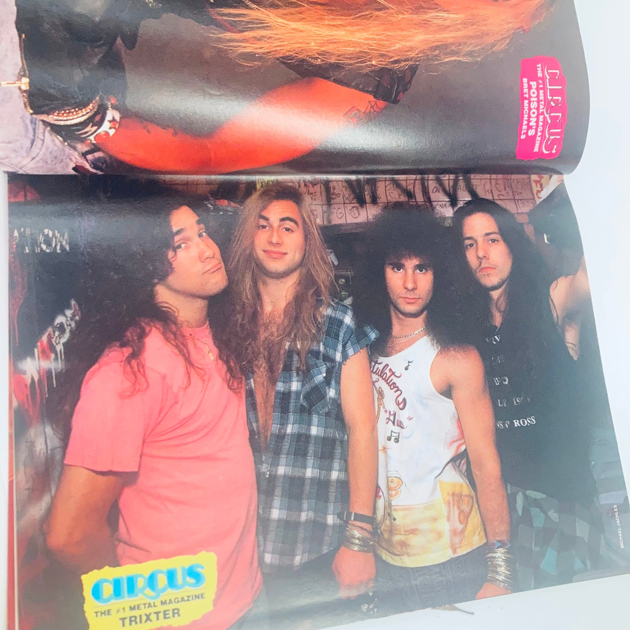 Circus Magazine October 31 1991 Skid Row, Axl Rose, Van Halen No Label w Poster