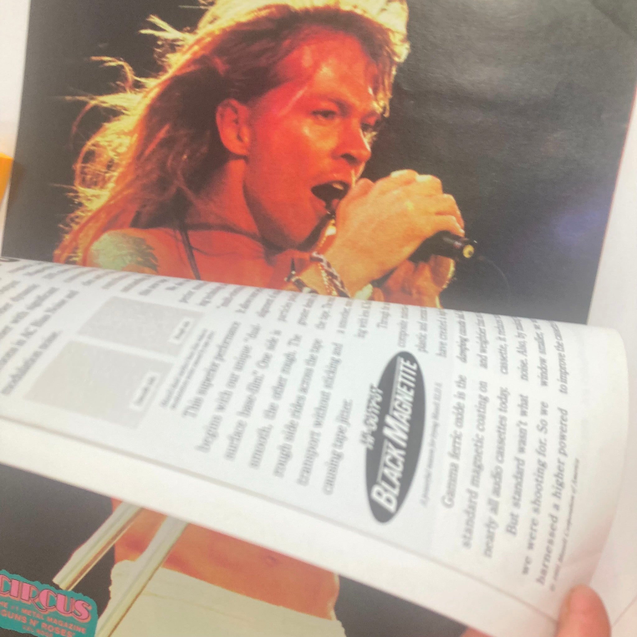 Circus Magazine October 31 1991 Skid Row, Axl Rose, Van Halen No Label w Poster