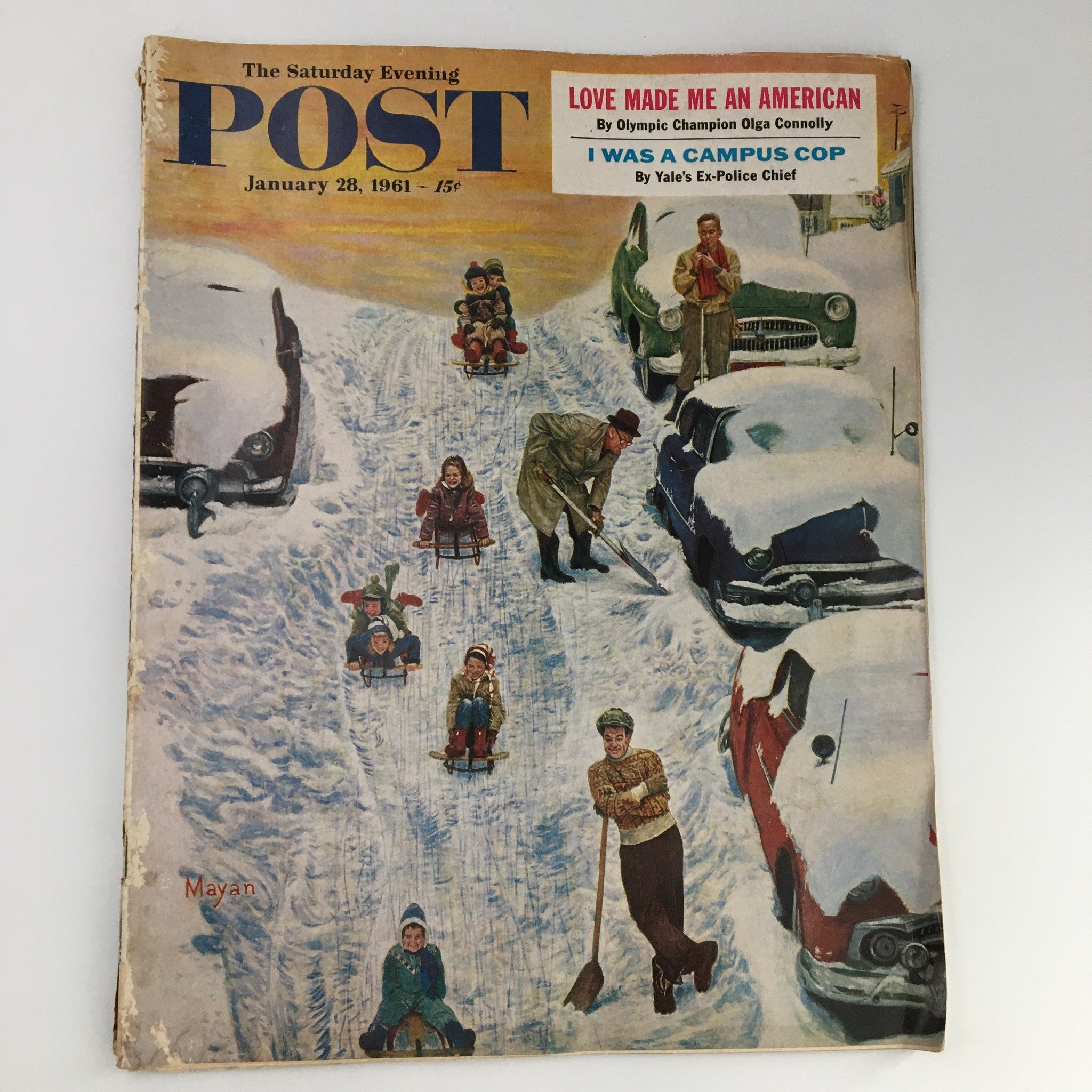 The Saturday Evening Post January 28 1961 Olga Connolly Feature, Newsstand