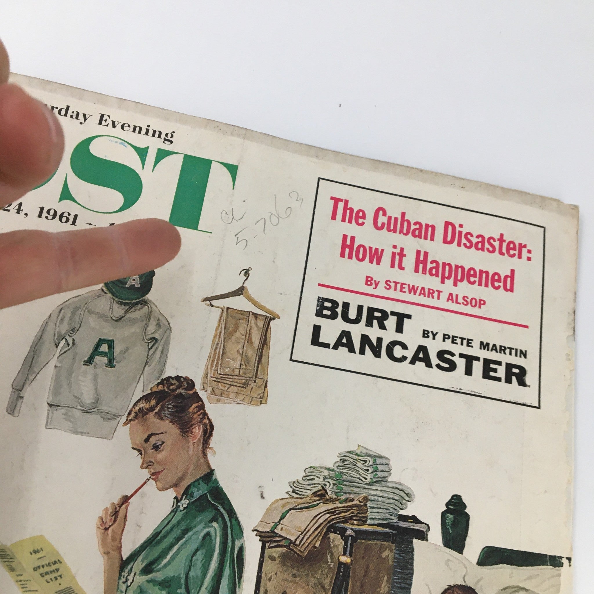 The Saturday Evening Post June 24 1961 Burt Lancaster Feature, Newsstand