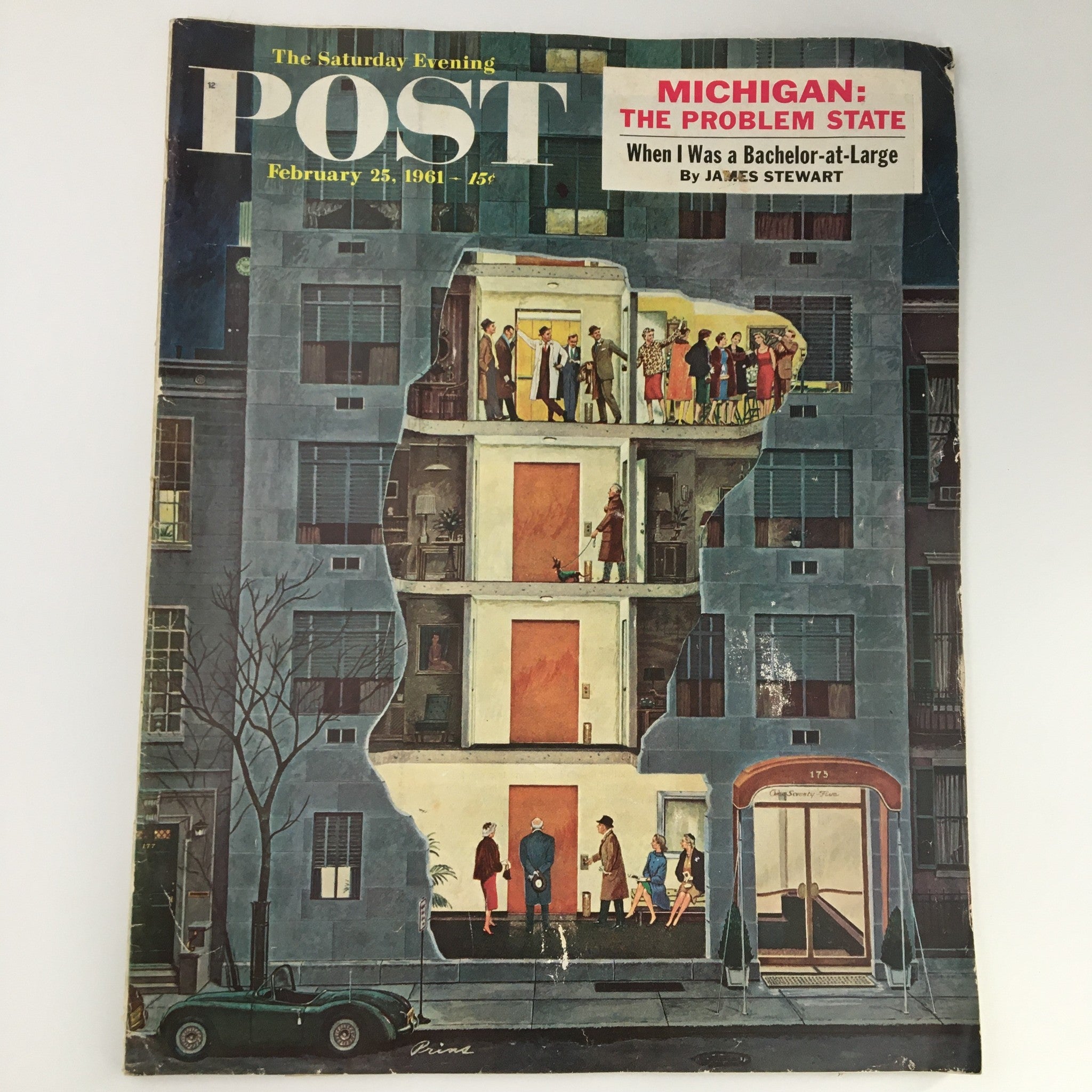 The Saturday Evening Post February 25 1961 James Stewart Story Feature Newsstand