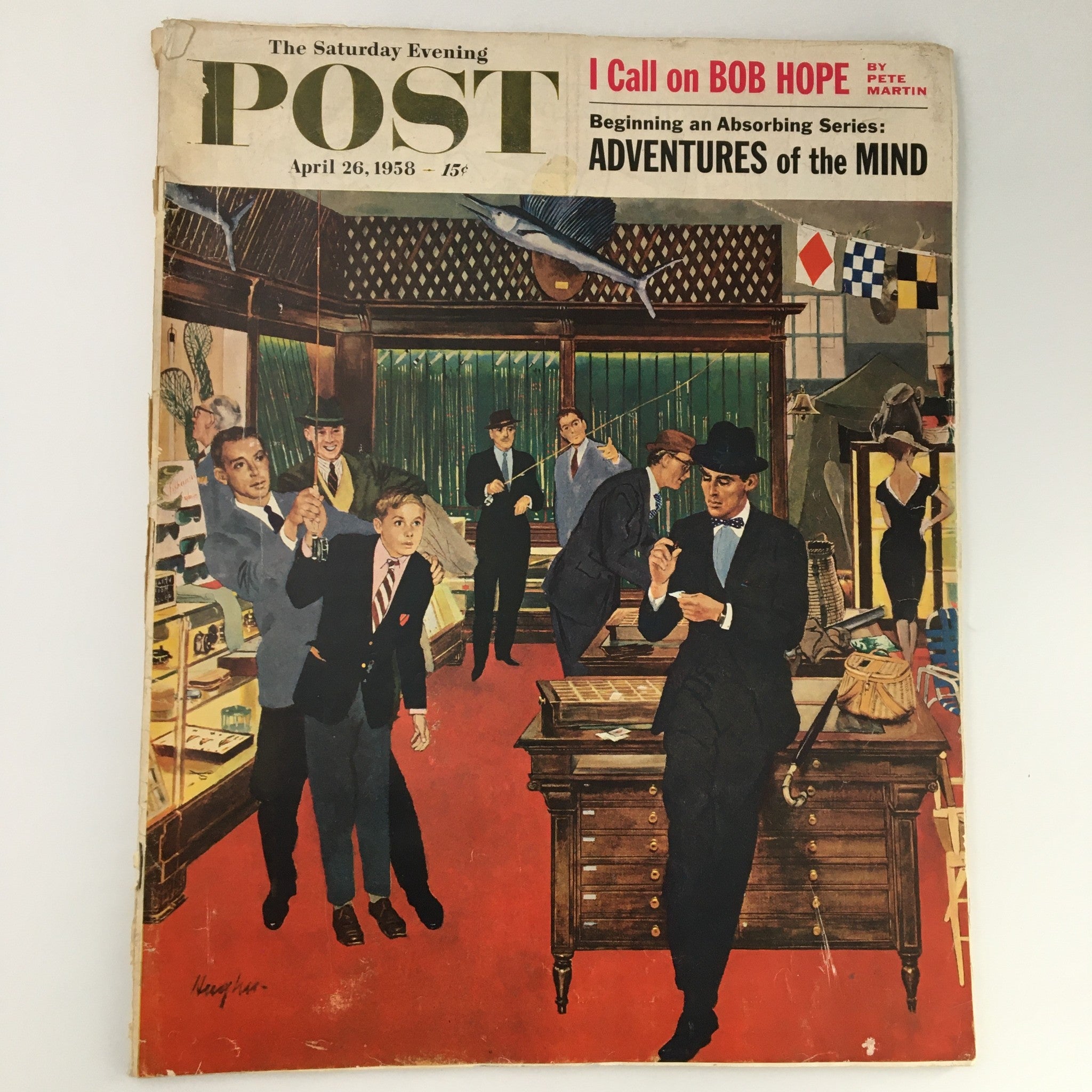 The Saturday Evening Post April 23 1958 Call on Bob Hope Feature, Newsstand