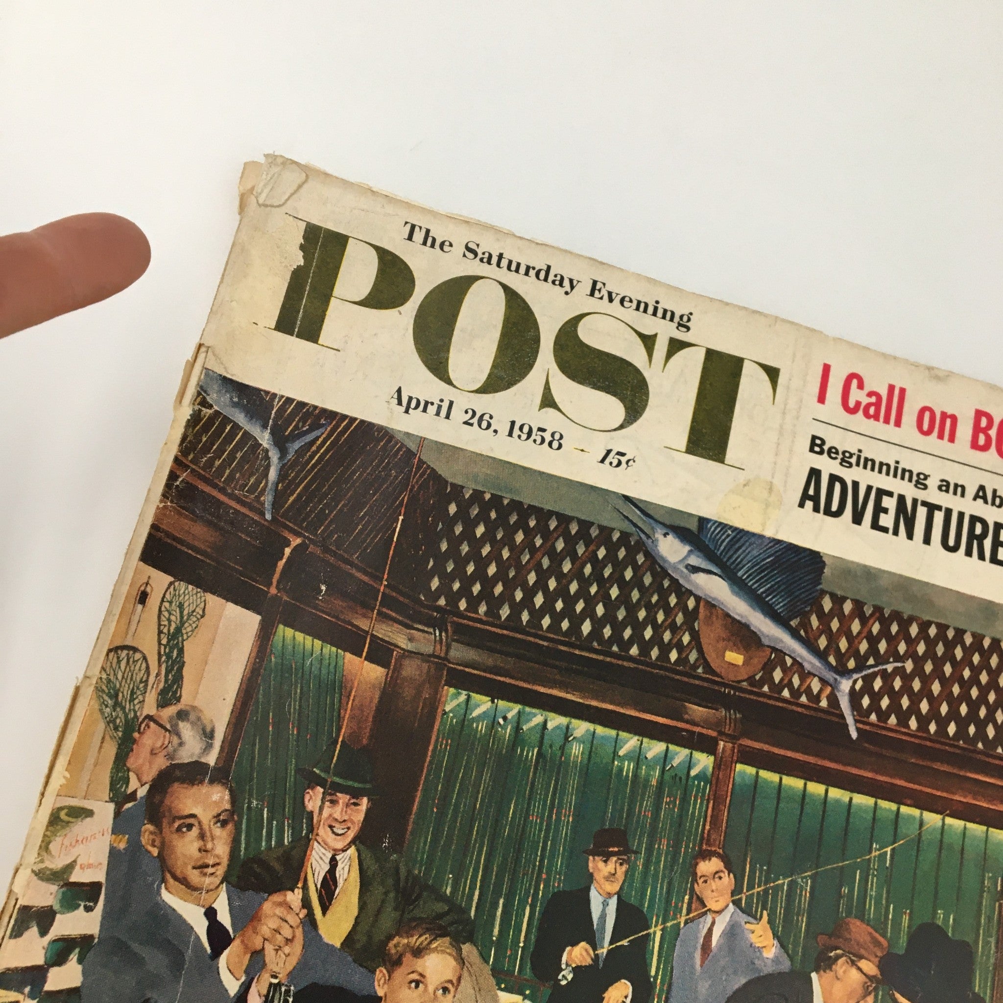 The Saturday Evening Post April 23 1958 Call on Bob Hope Feature, Newsstand