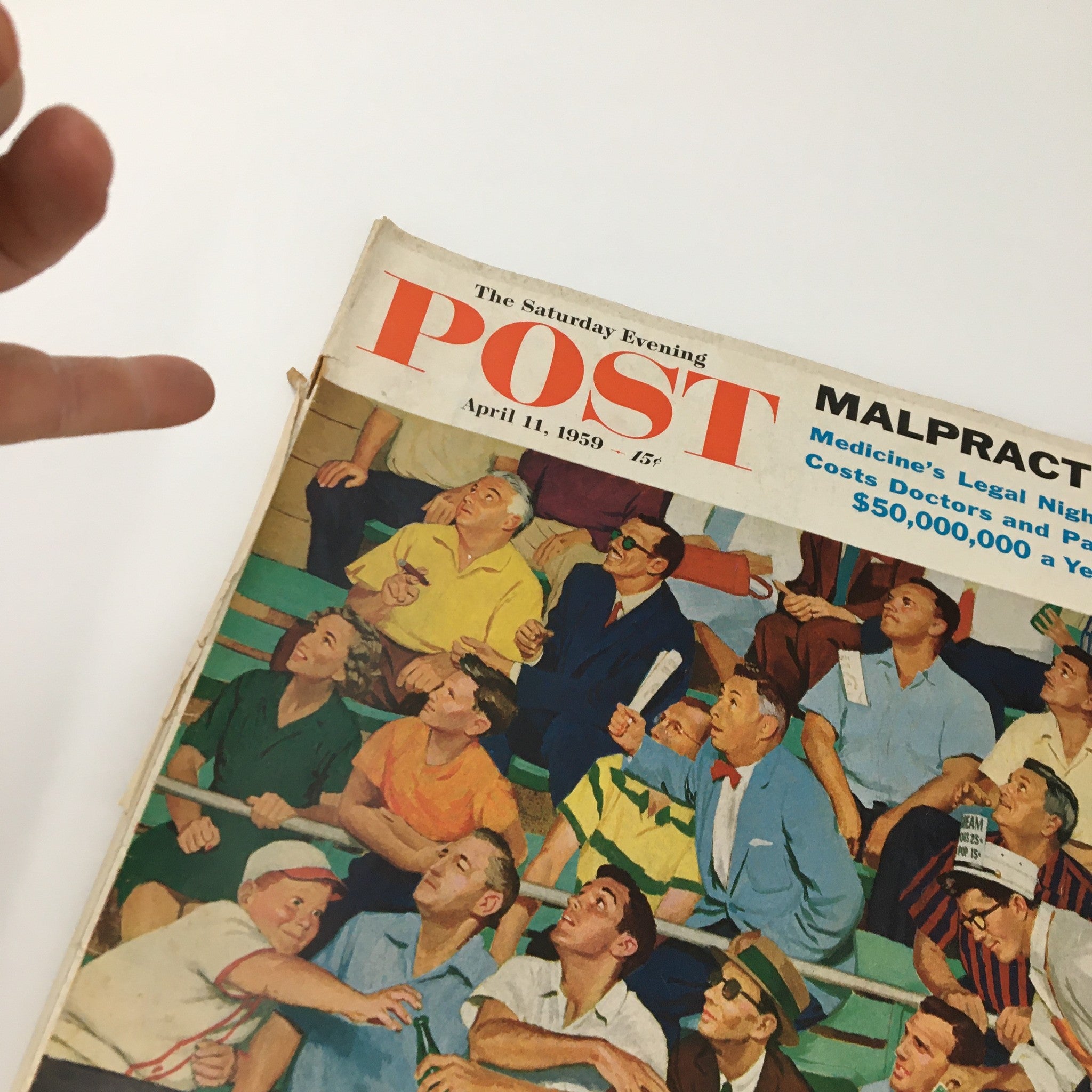 The Saturday Evening Post April 11 1959 Malpractice in Medicine Feature No Label