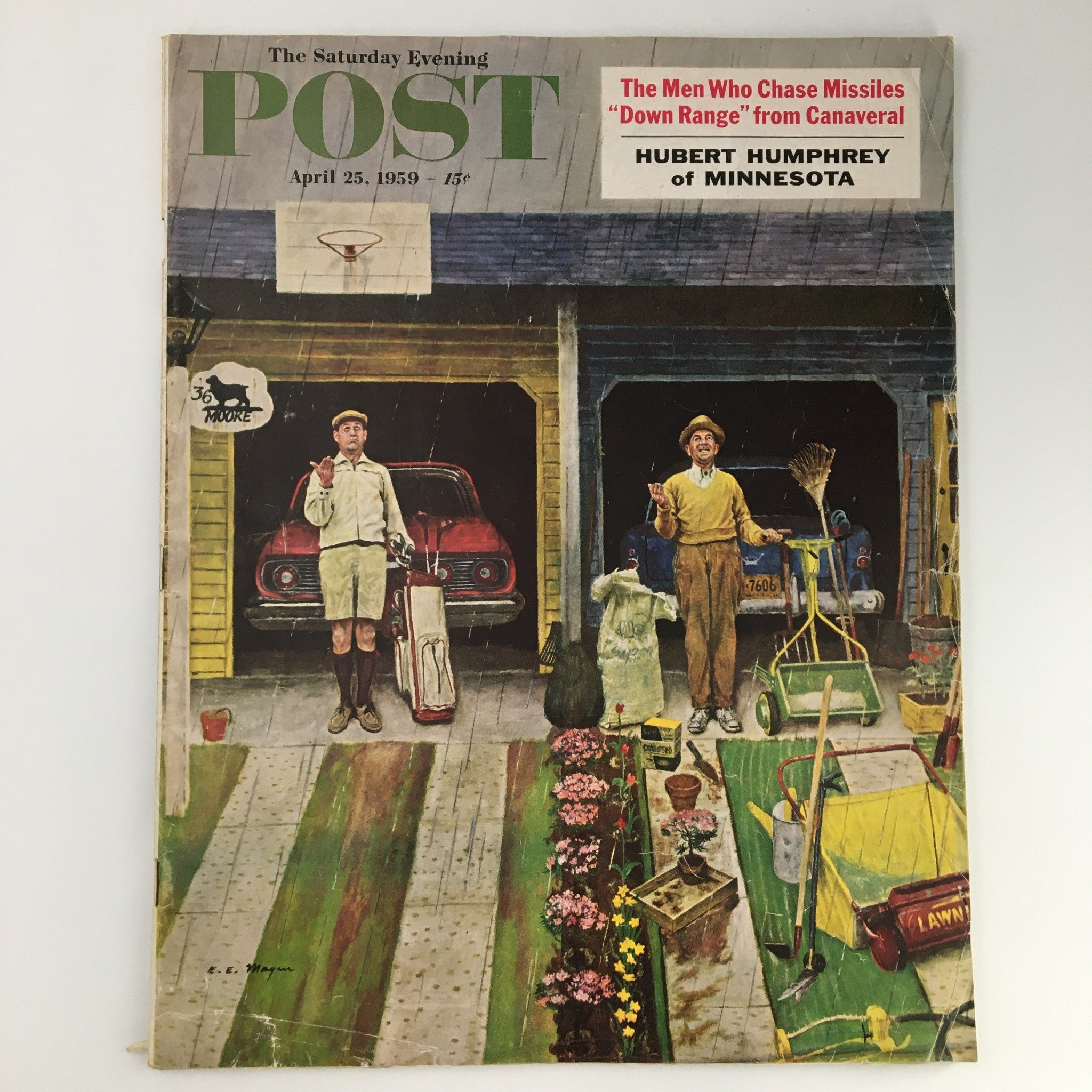 The Saturday Evening Post April 25 1959 Hubert Humphrey Feature, Newsstand