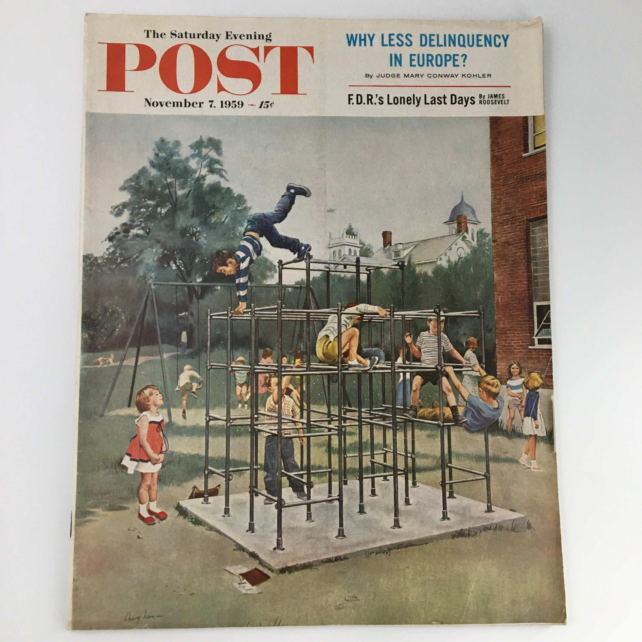 The Saturday Evening Post November 7 1959 Franklin D Roosevelt Feature Newsstand