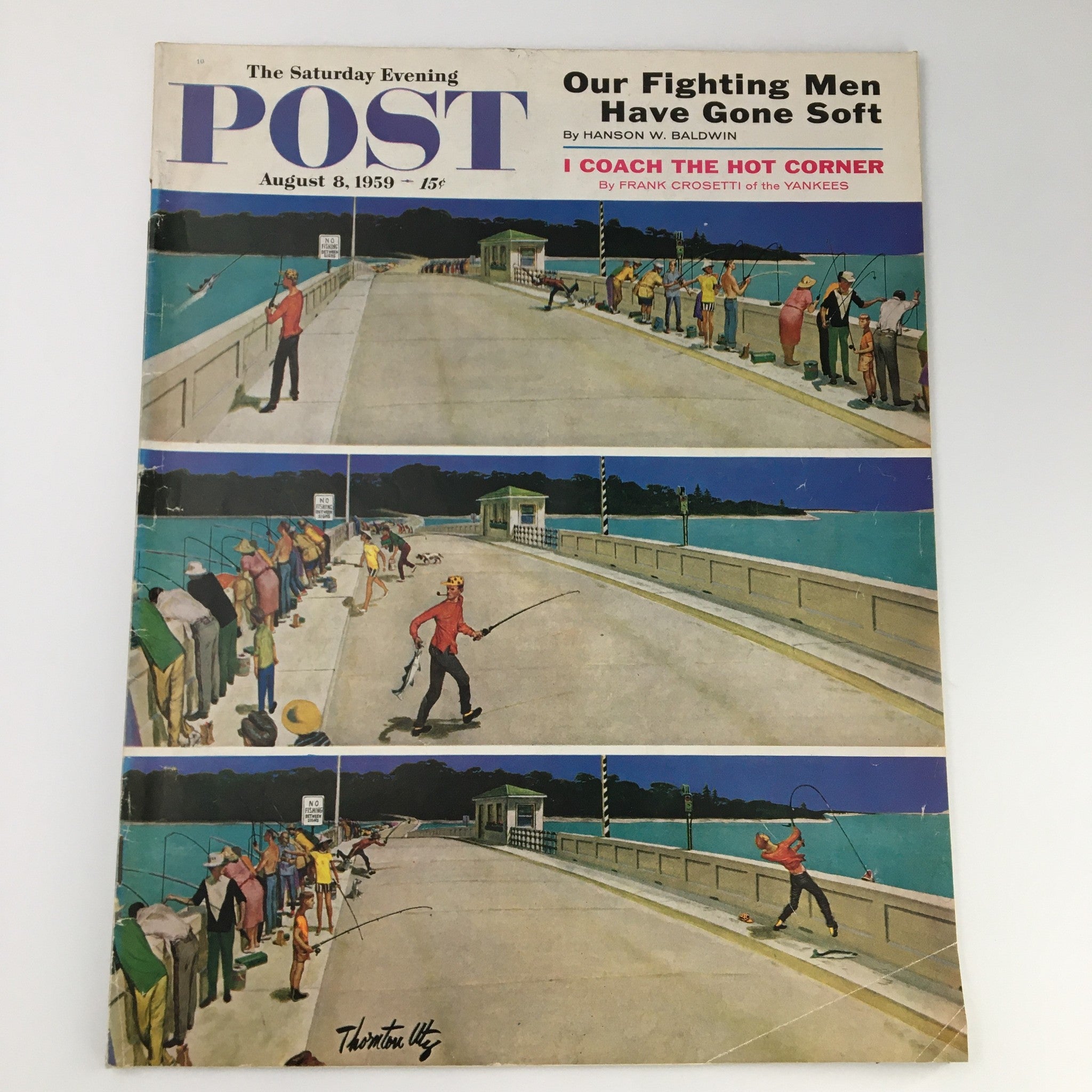 The Saturday Evening Post August 8 1959 Frank Crosetti Feature, Newsstand