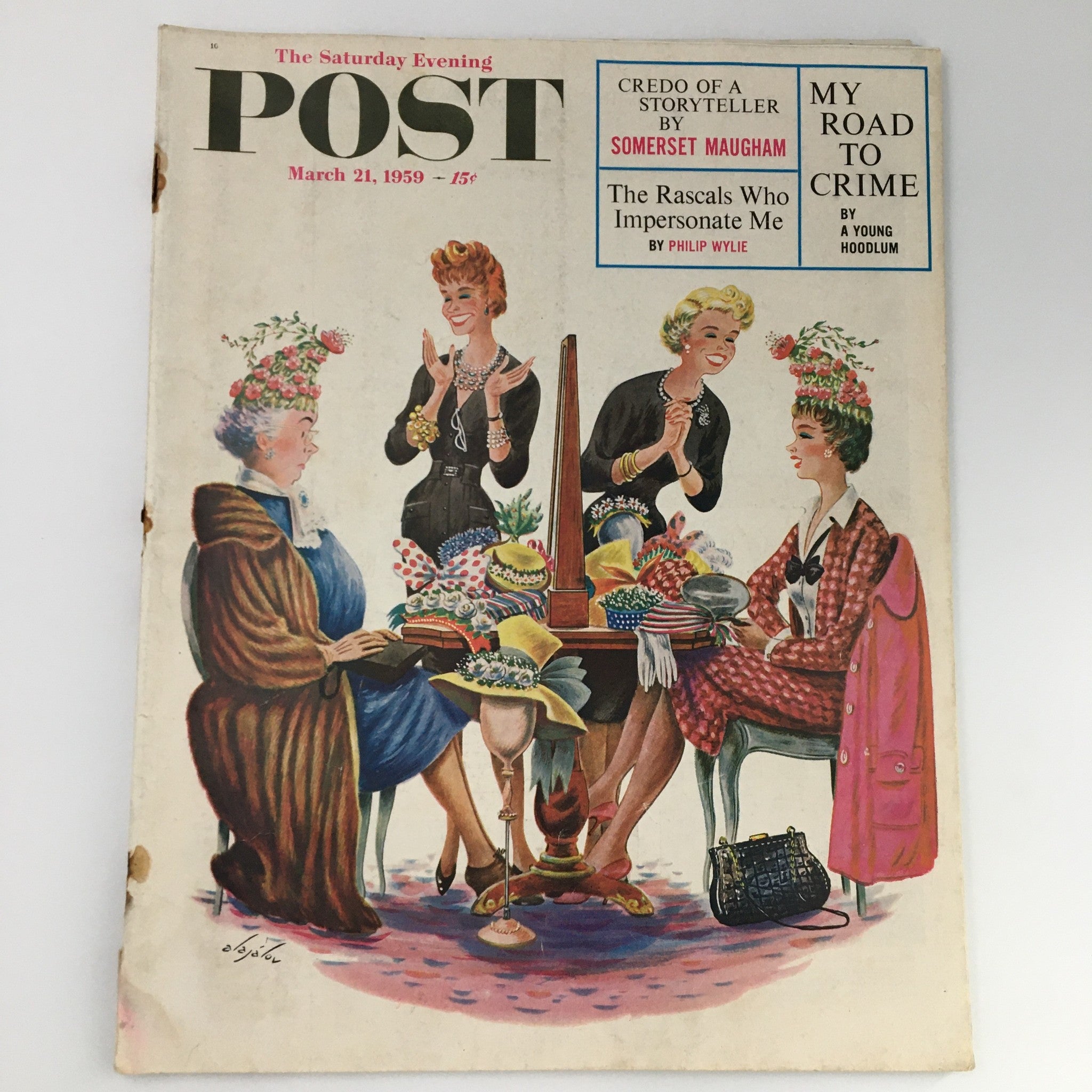 The Saturday Evening Post March 21 1959 Credo of a Storyteller Feature Newsstand