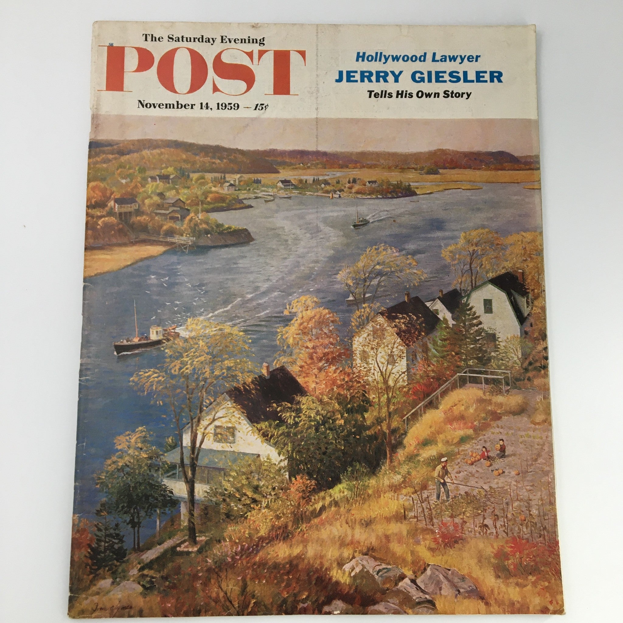 The Saturday Evening Post November 14 1959 Jerry Giesler Feature, Newsstand