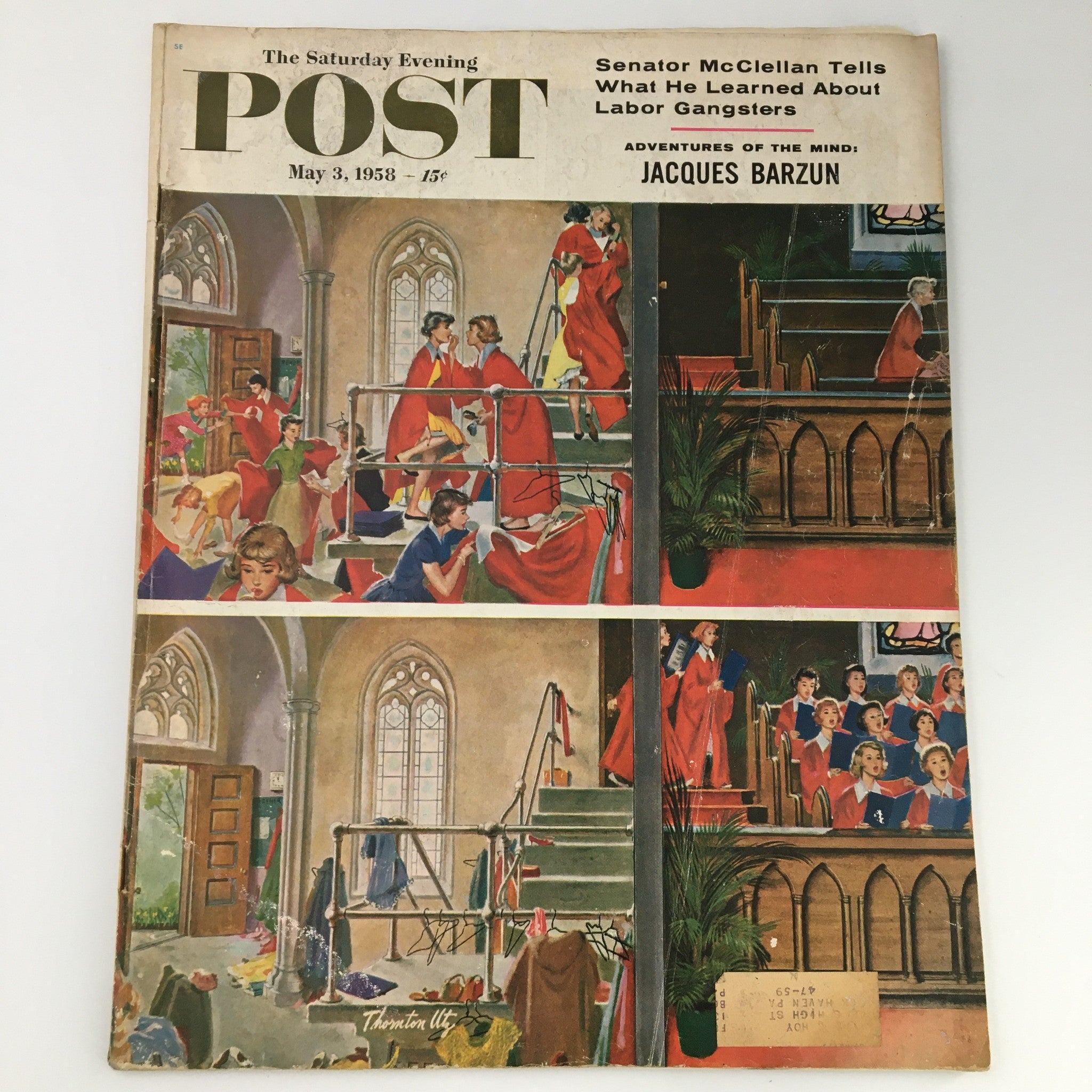 The Saturday Evening Post May 3 1958 Adventures of the Mind of Jacques Barzun