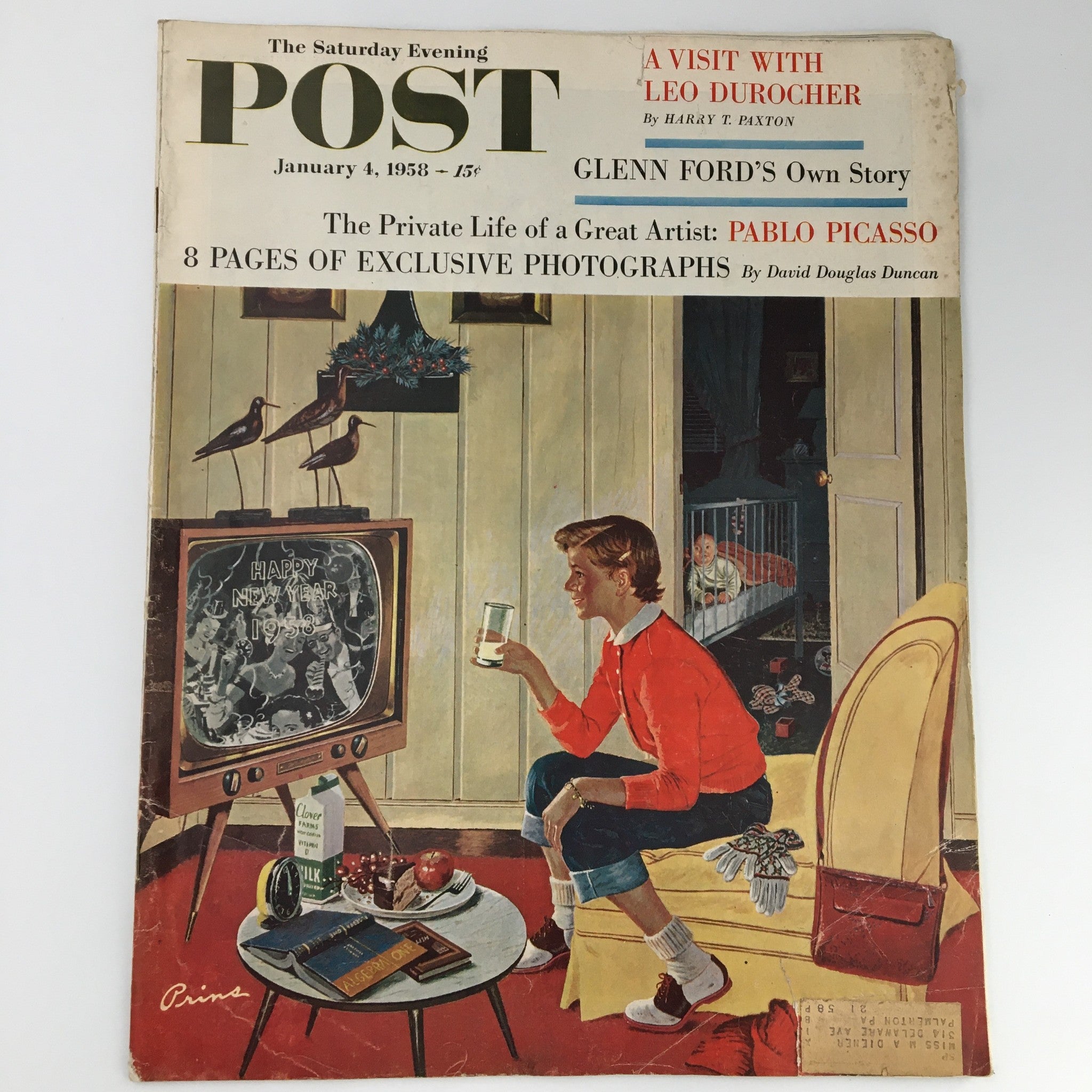 The Saturday Evening Post January 4 1958 Private Life of Artist Pablo Picasso