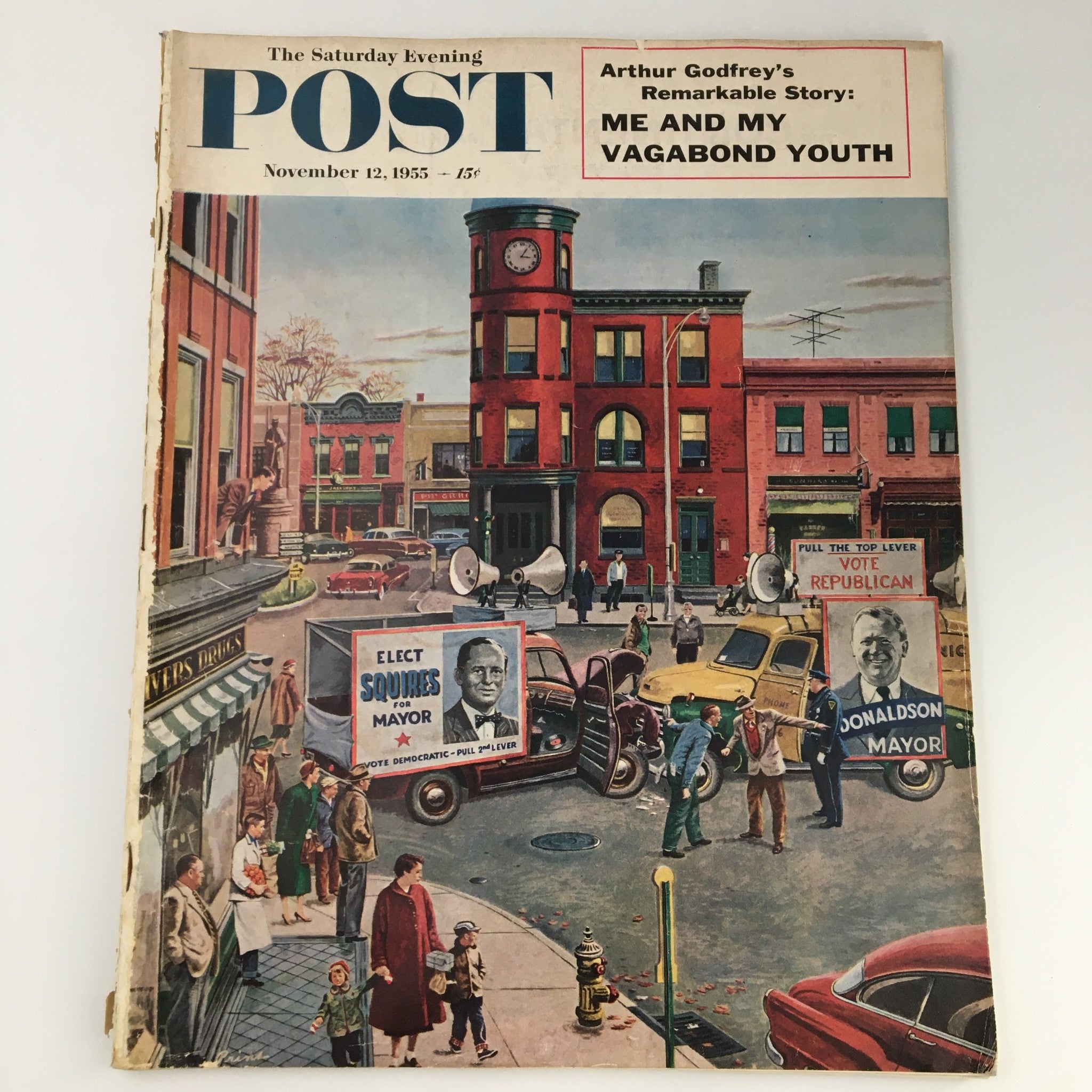 The Saturday Evening Post November 12 1955 Arthur Godfrey Story, Newsstand