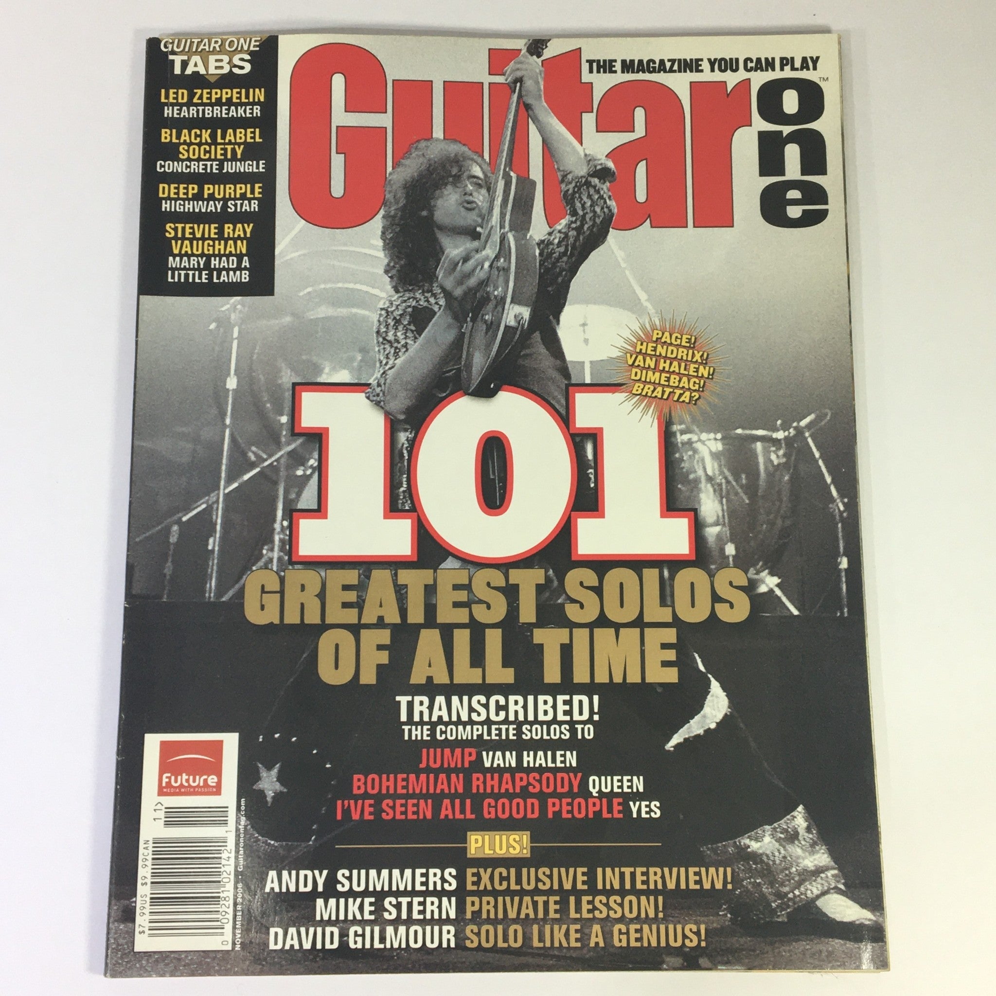 Guitar One Magazine November 2006 - Van Halen, Queen, Andy Summers & Mike Stern