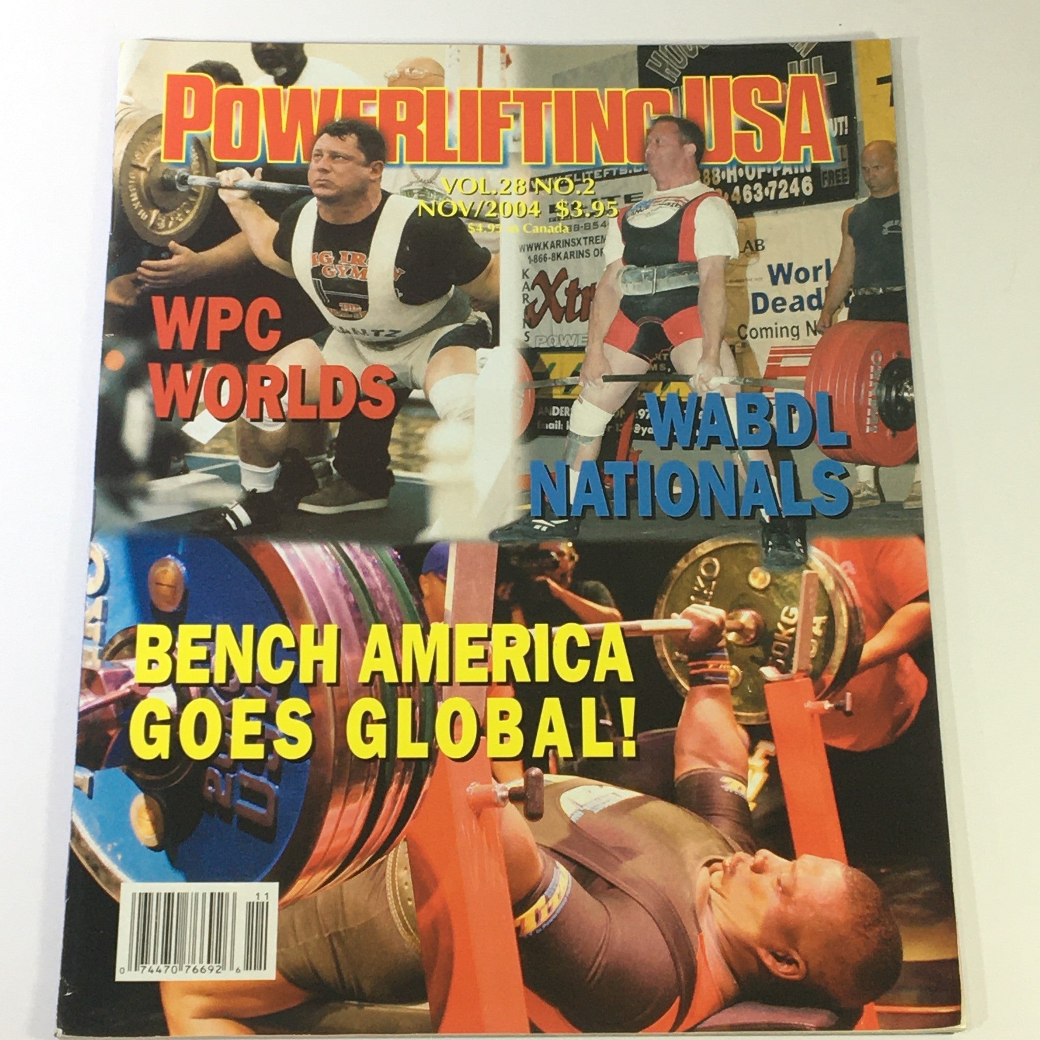 Powerlifting USA November 2004 Vol 28 #2 - Jim Grandick, Tom Eiseman & Horace L