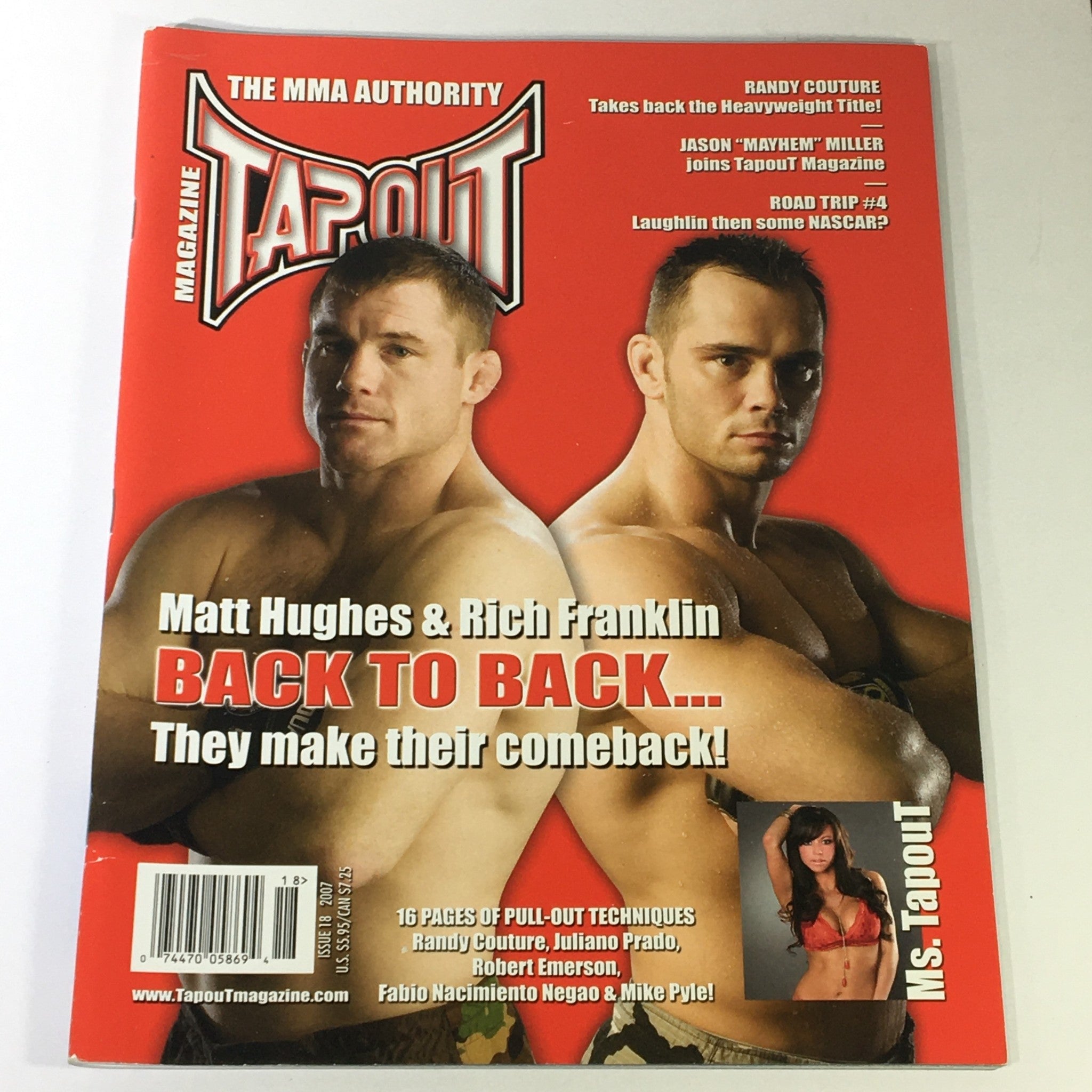 Tapout MMA Magazine #18 2007 - Matt Hughes & Rich Franklin / Robert Emerson