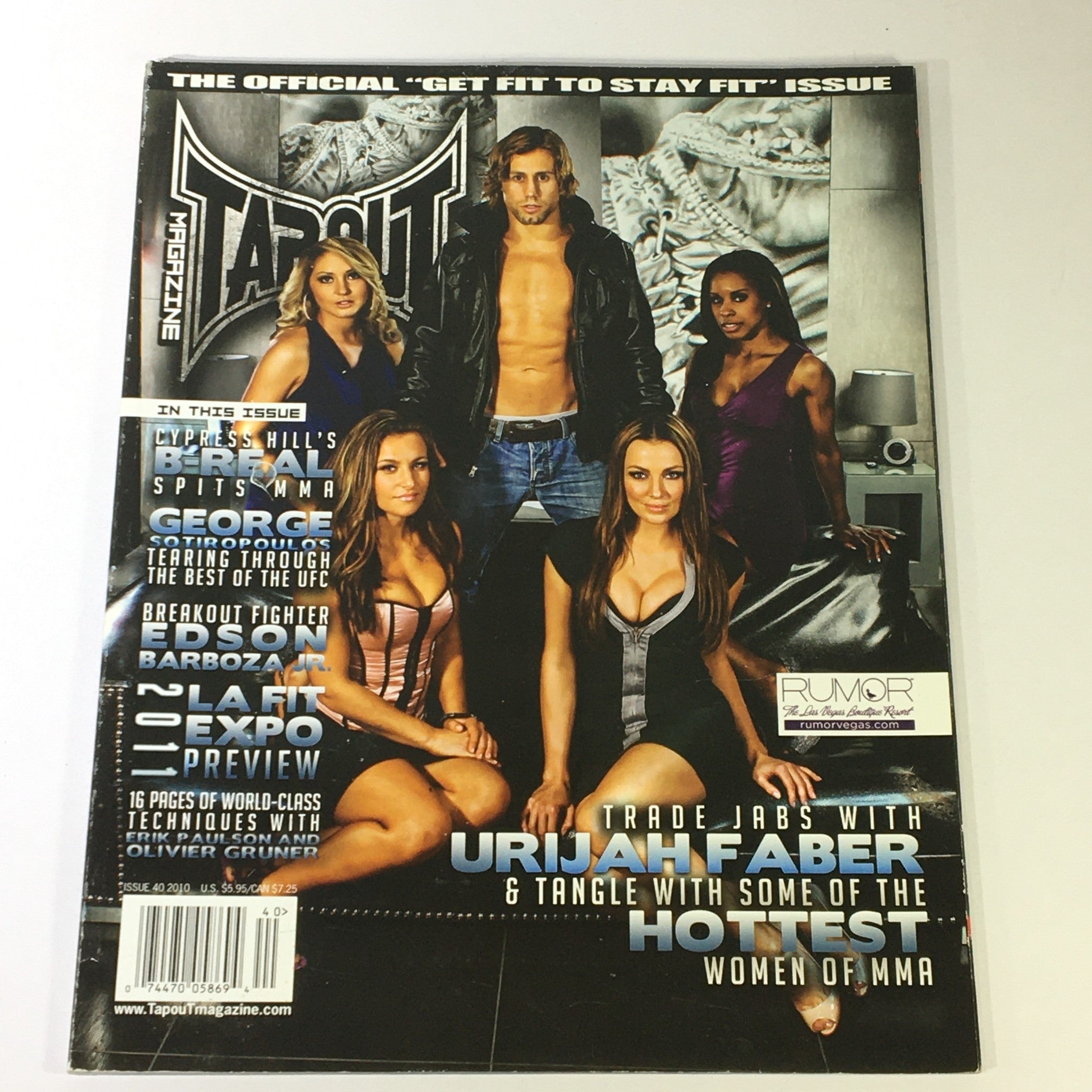 Tapout MMA Magazine #40 2012 - Urijah Faber, George Sotiropoulo & Edson Barboza