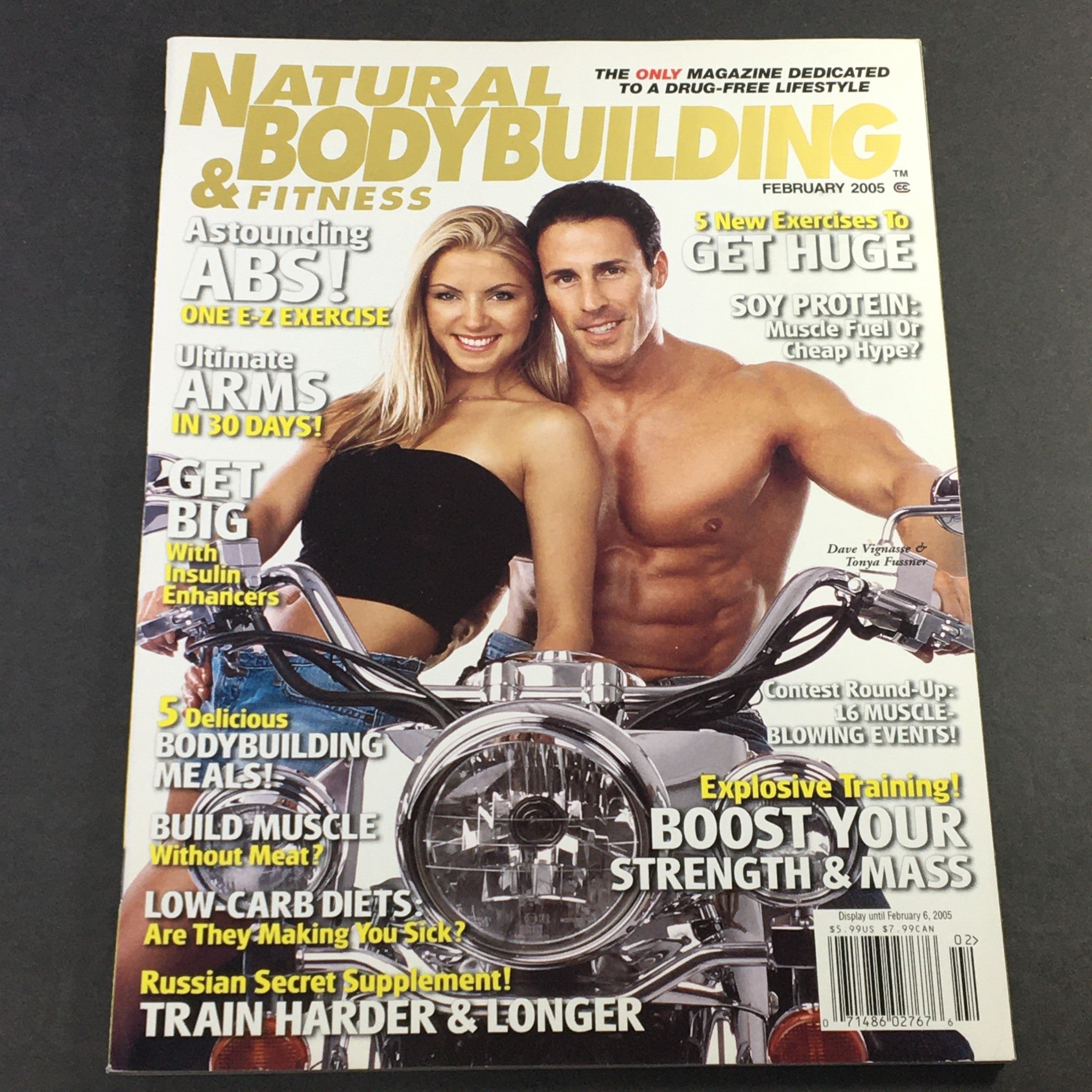 Natural Bodybuilding & Fitness February 2005 - Dave Vignasse & Tonya Fussner