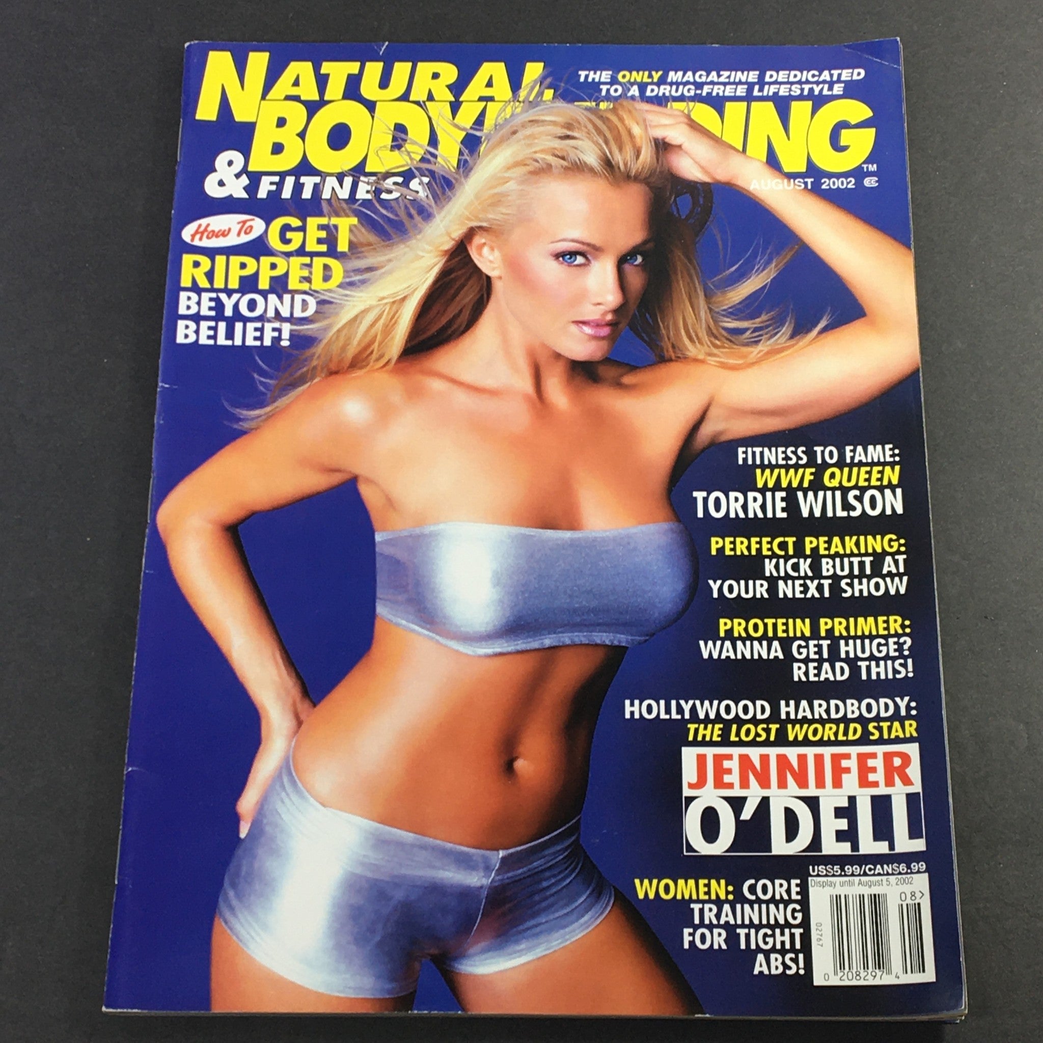 Natural Bodybuilding & Fitness August 2002 - Torrie Wilson & Jennifer O'Dell