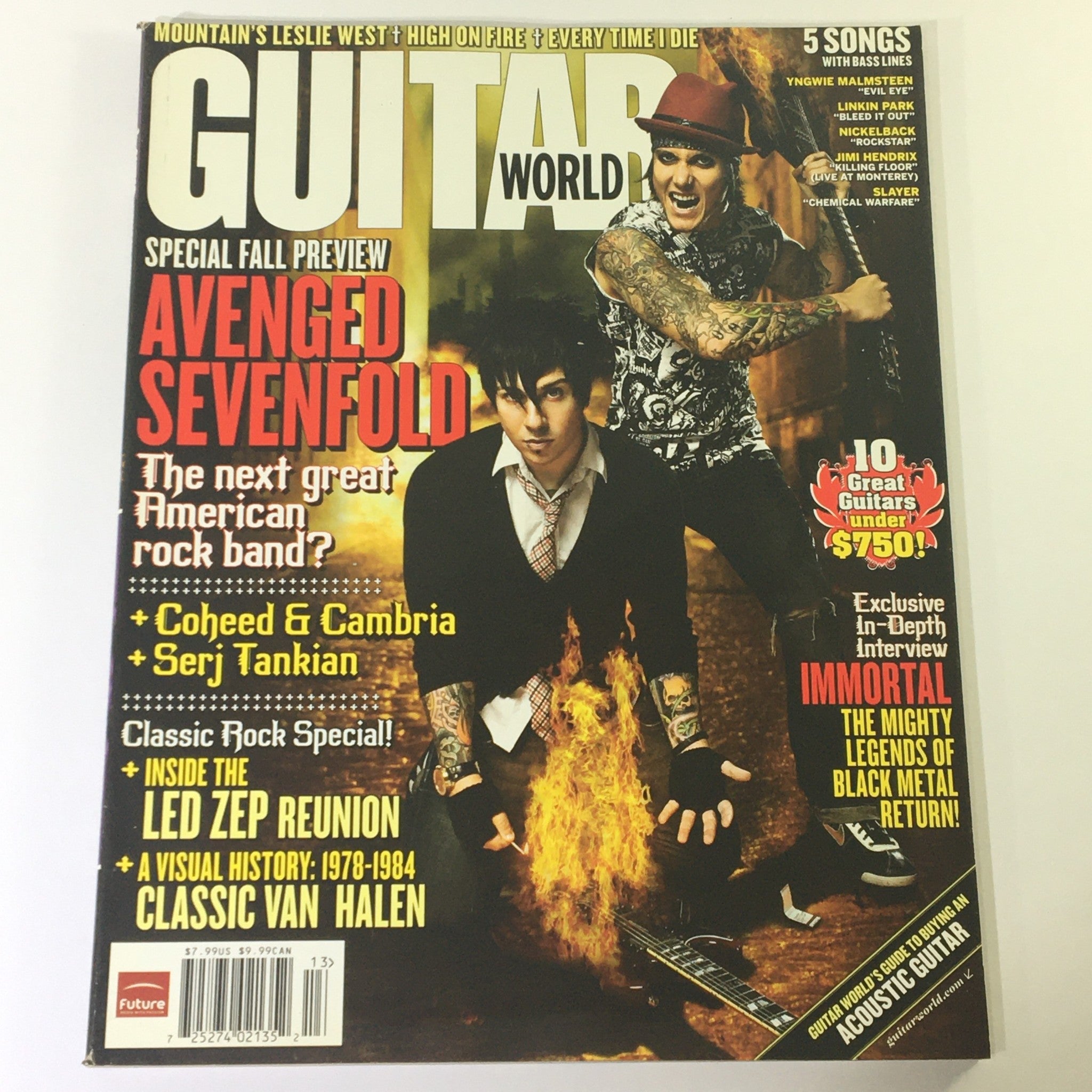 Guitar World Magazine Holiday 2007 - Avenge Sevenfold and Coheed & Cambria