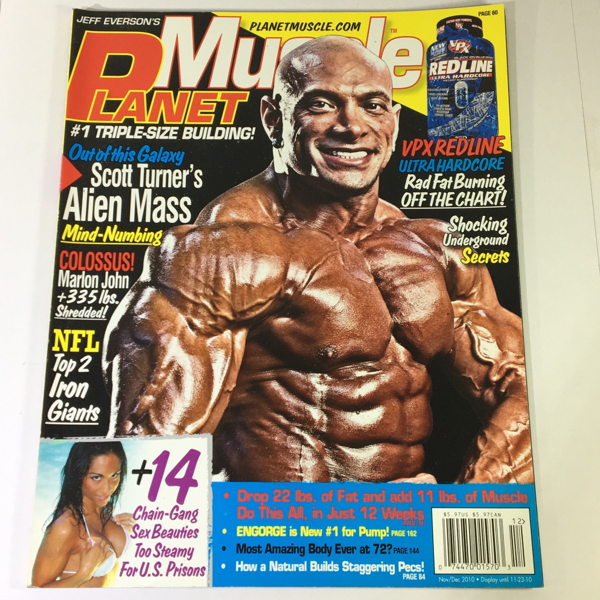 Planet Muscle Magazine November December 2010 - Scott Turner & Marlon John