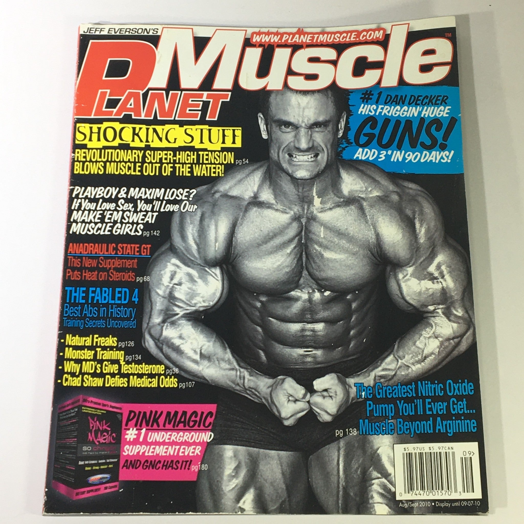 Planet Muscle Magazine August September 2010 - Dan Decker & Chad Shaw Defies Odd