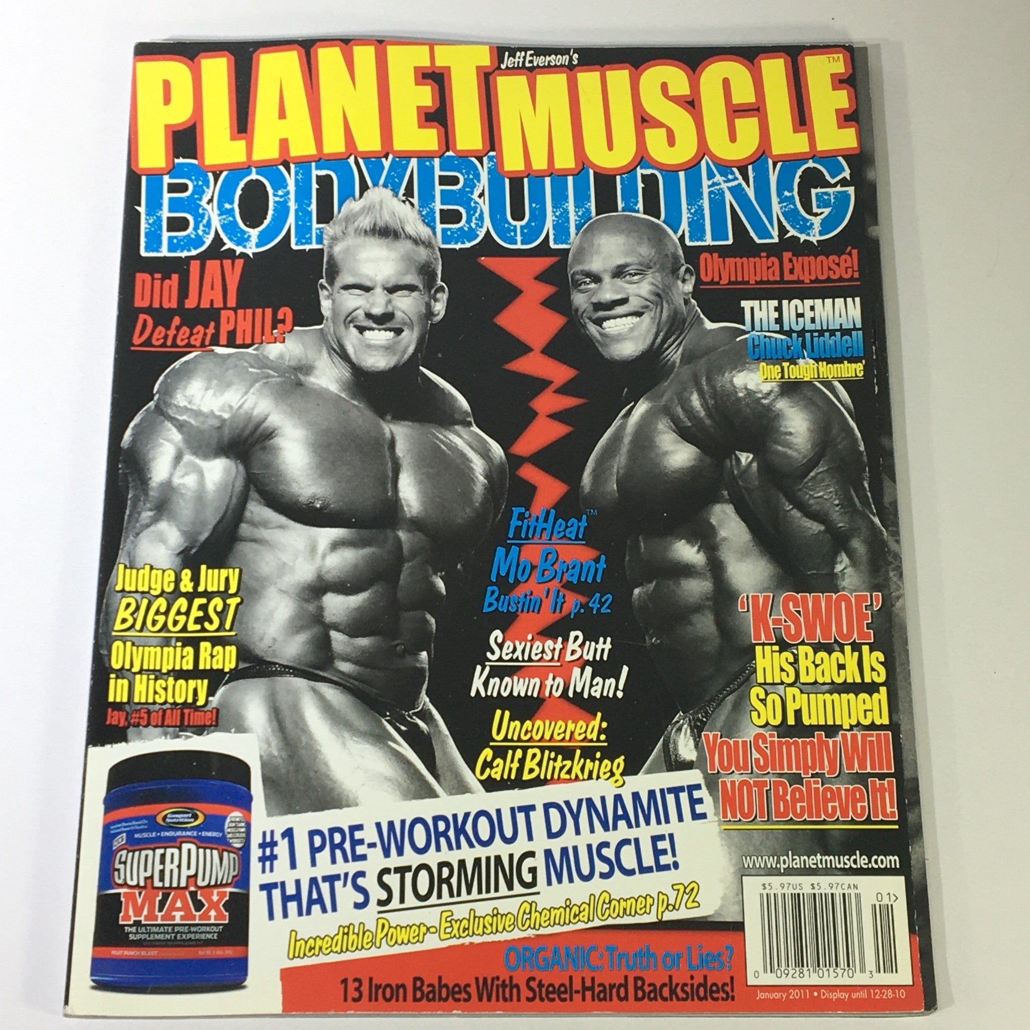 Planet Muscle Bodybuilding January 2011 - Fit heat Mo Brand & Jay vs Phil