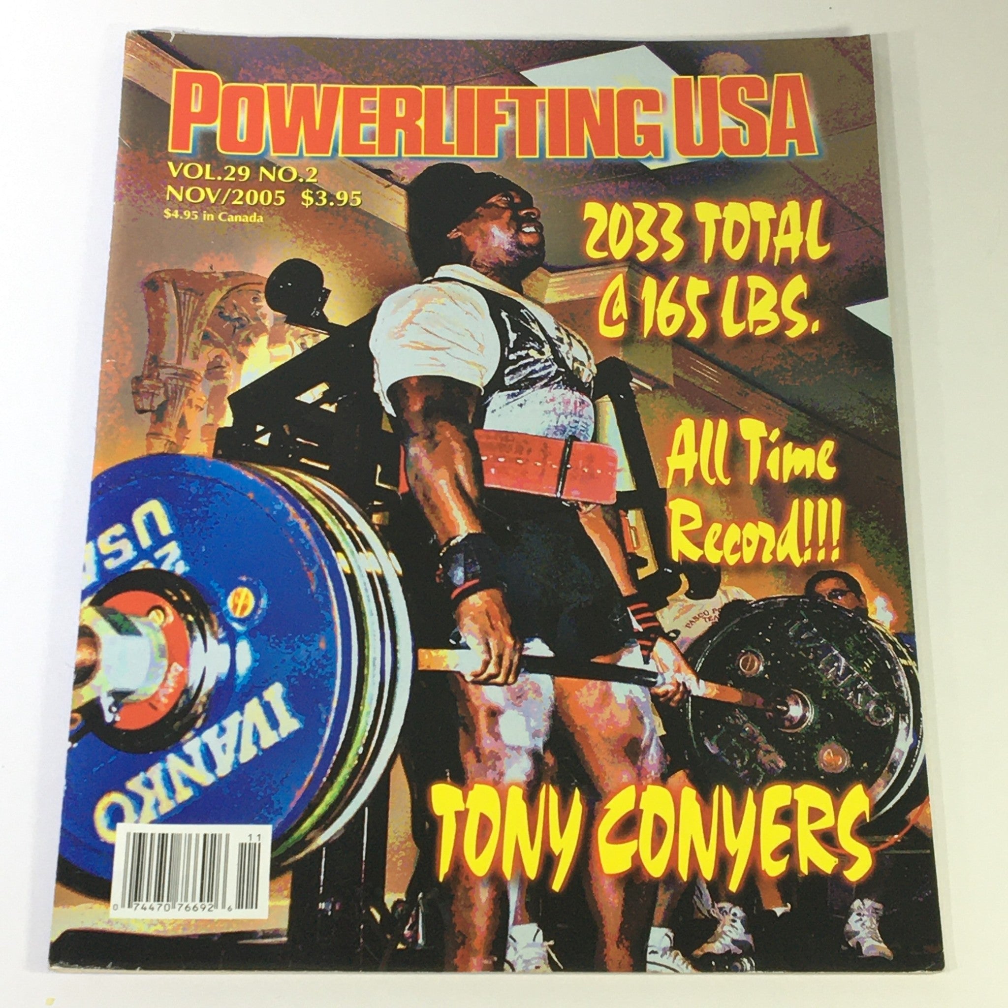 Powerlifting USA November 2005 Vol 29 #2 - Tony Conyers at APF Gulf Classic