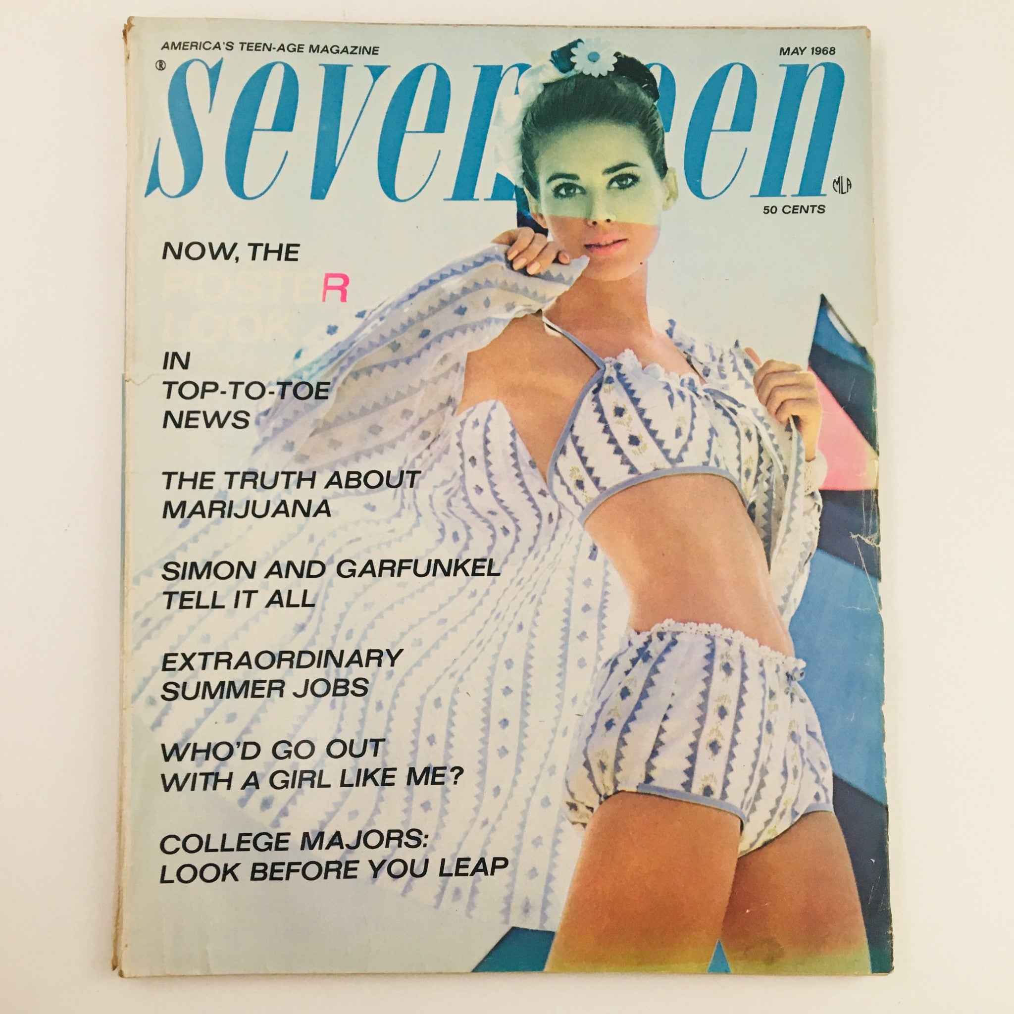 Seventeen Magazine May 1968 Simon and Garfunkel Tell It All No Label