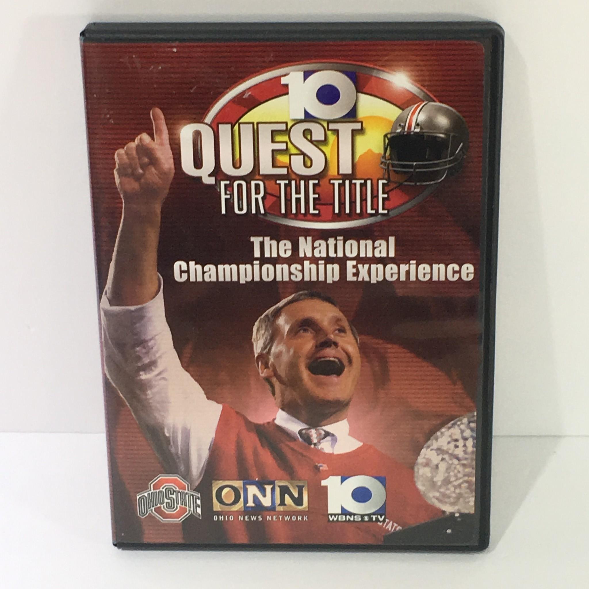 10 Quest For The Title The National Championship Experience DVD